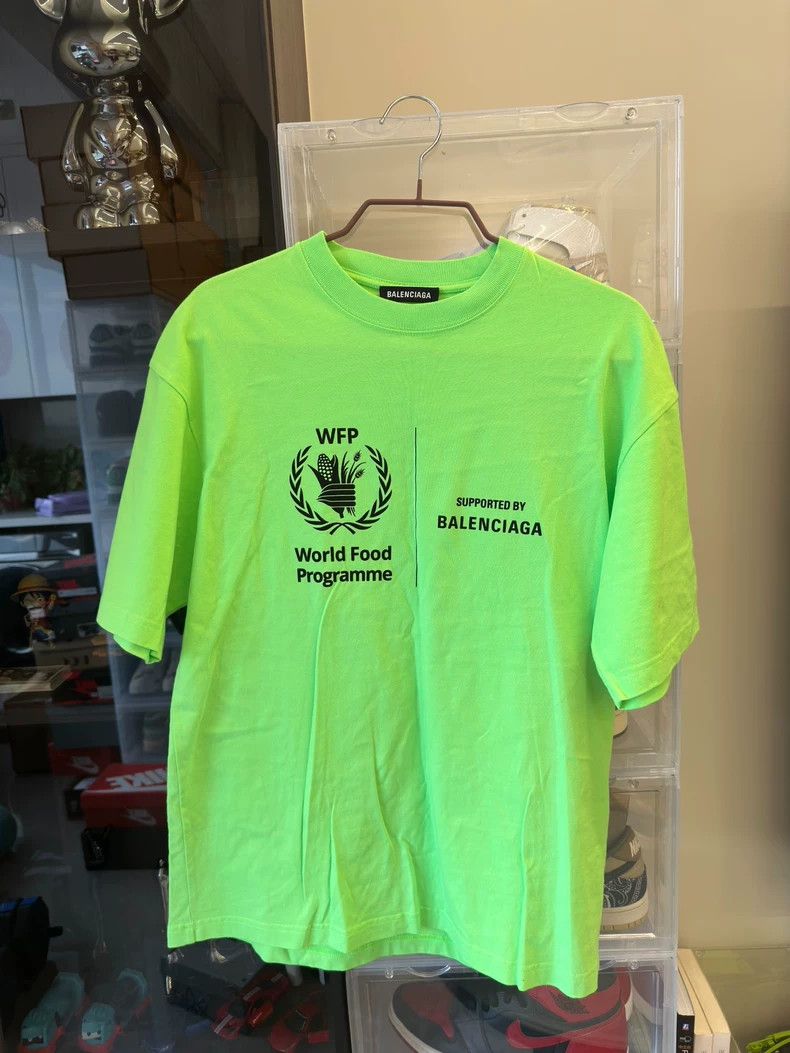 Balenciaga Balenciaga Green Logo Print T-shirt - dmc Size US XS / EU 42 / 0 - 1 Thumbnail