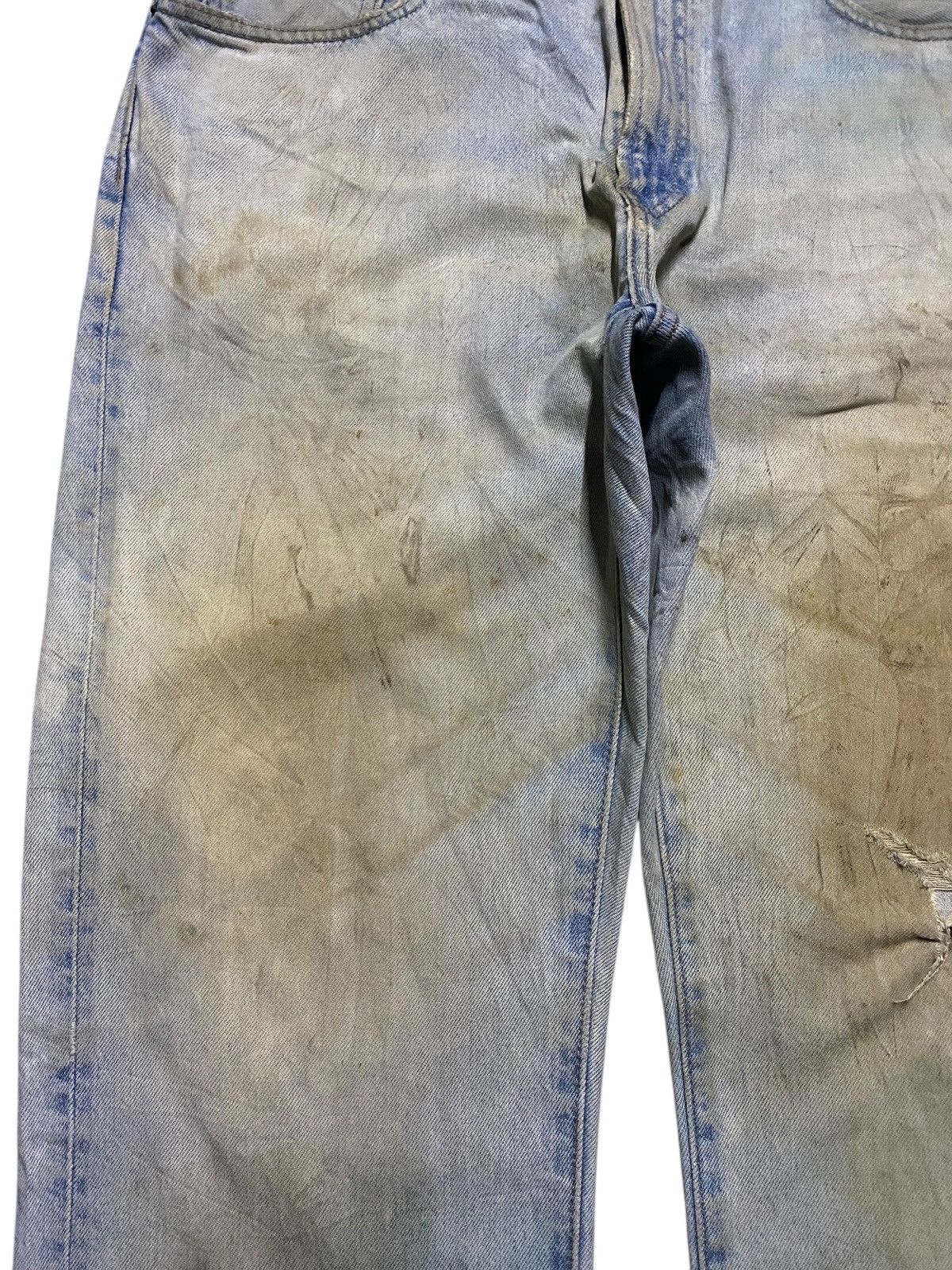 Japanese Brand Vintage Japanese Brand Uniqlo Crazy Mud Wash Distressed Jean Size US 36 / EU 52 - 7 Thumbnail