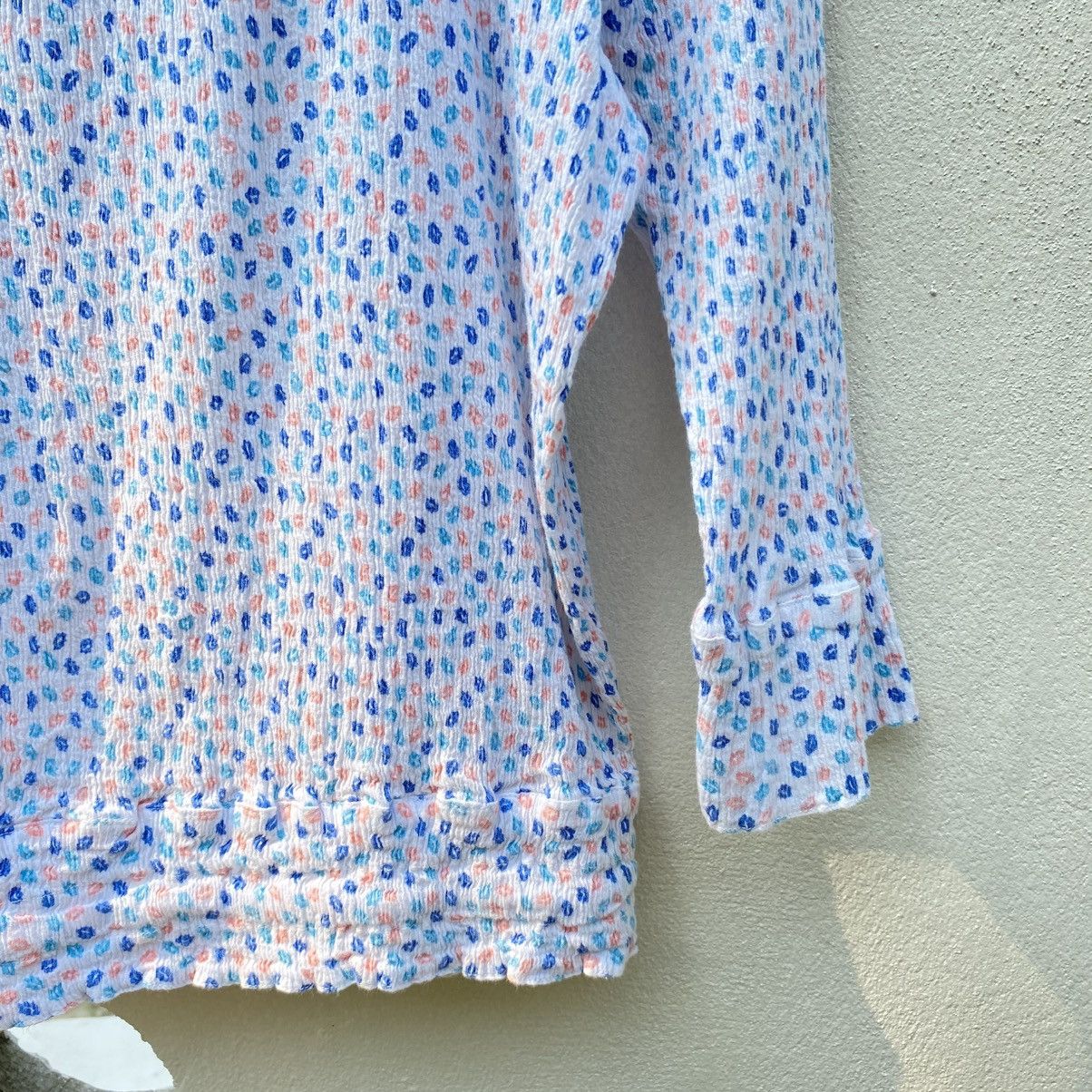 Tsumori Chisato TSUMORI CHISATO Pastel Petals Tie-Hem Blouse Size XS / US 0-2 / IT 36-38 - 18 Thumbnail