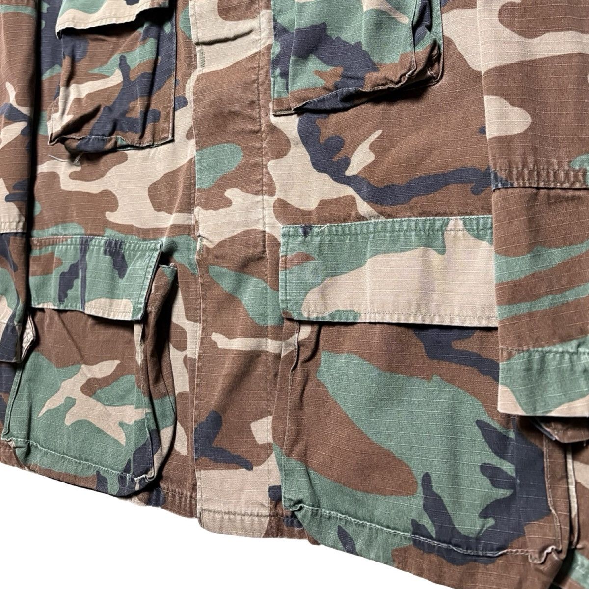 Other Vintage USGI Jacket Mens Small Reg Woodland Camo Ripstop BDU Size US S / EU 44-46 / 1 - 2 Thumbnail