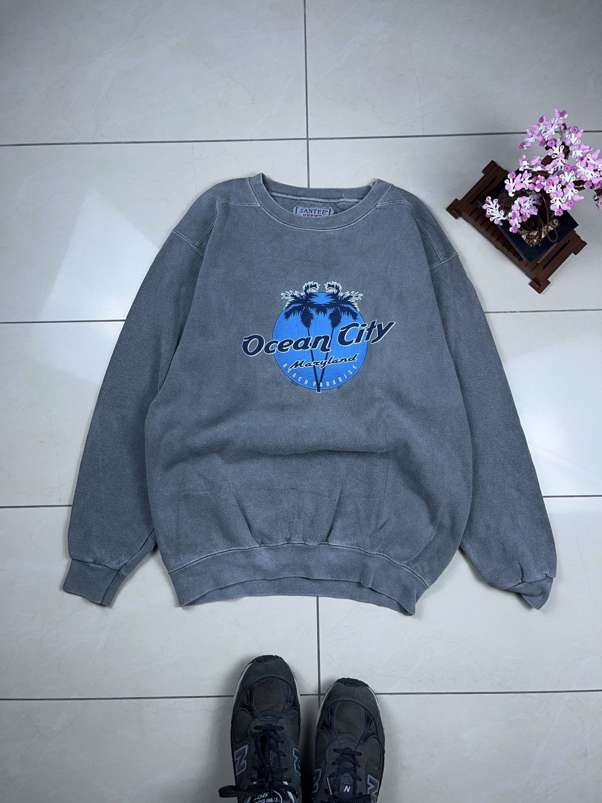 Vintage ➕ vintage 90s ocean city Maryland beach paradise sweatshirt Size US L / EU 52-54 / 3 - 1 Thumbnail
