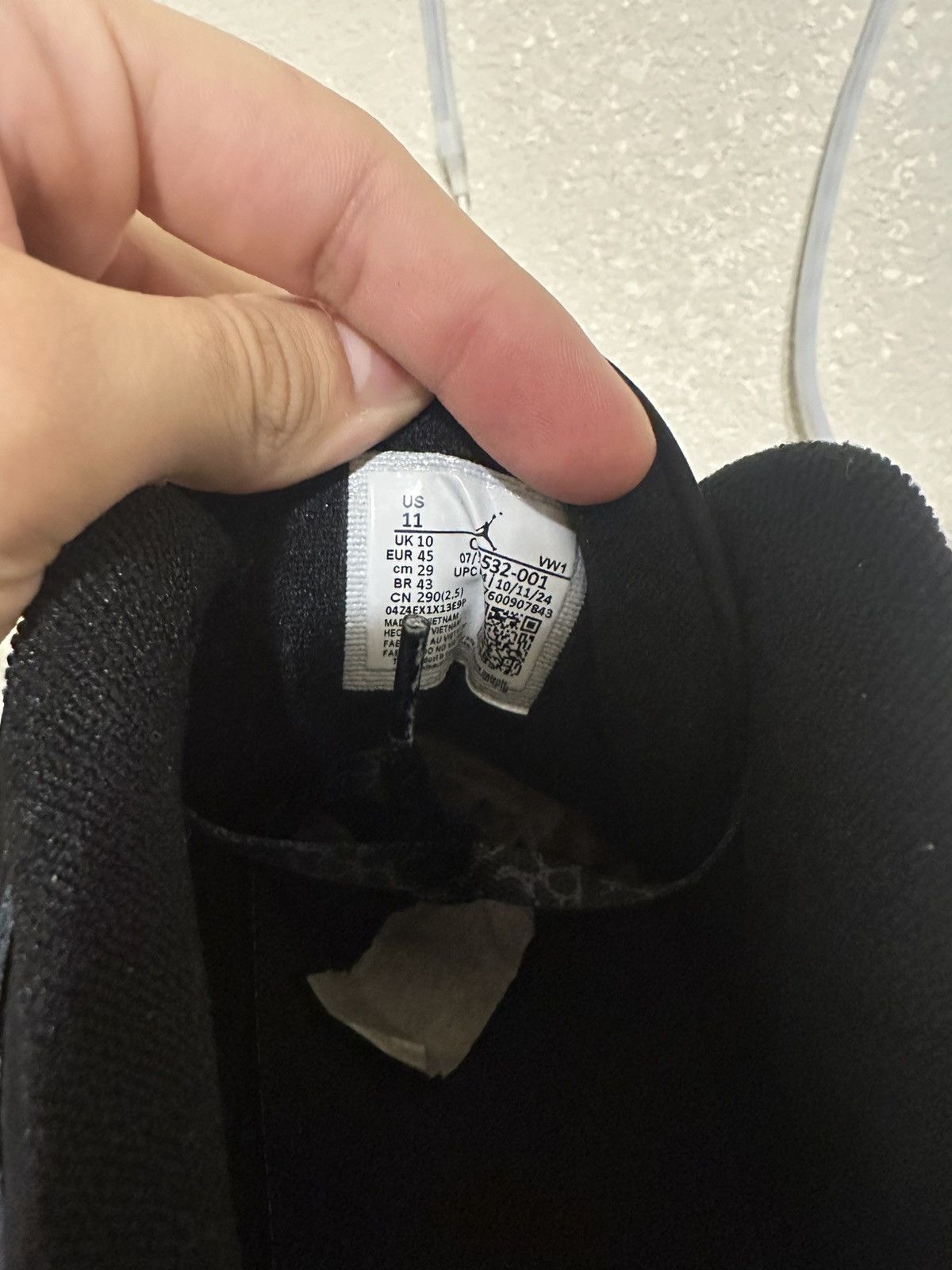 Jordan Brand Jordan 3 Black Cat Size US 11 / EU 44 - 3 Thumbnail