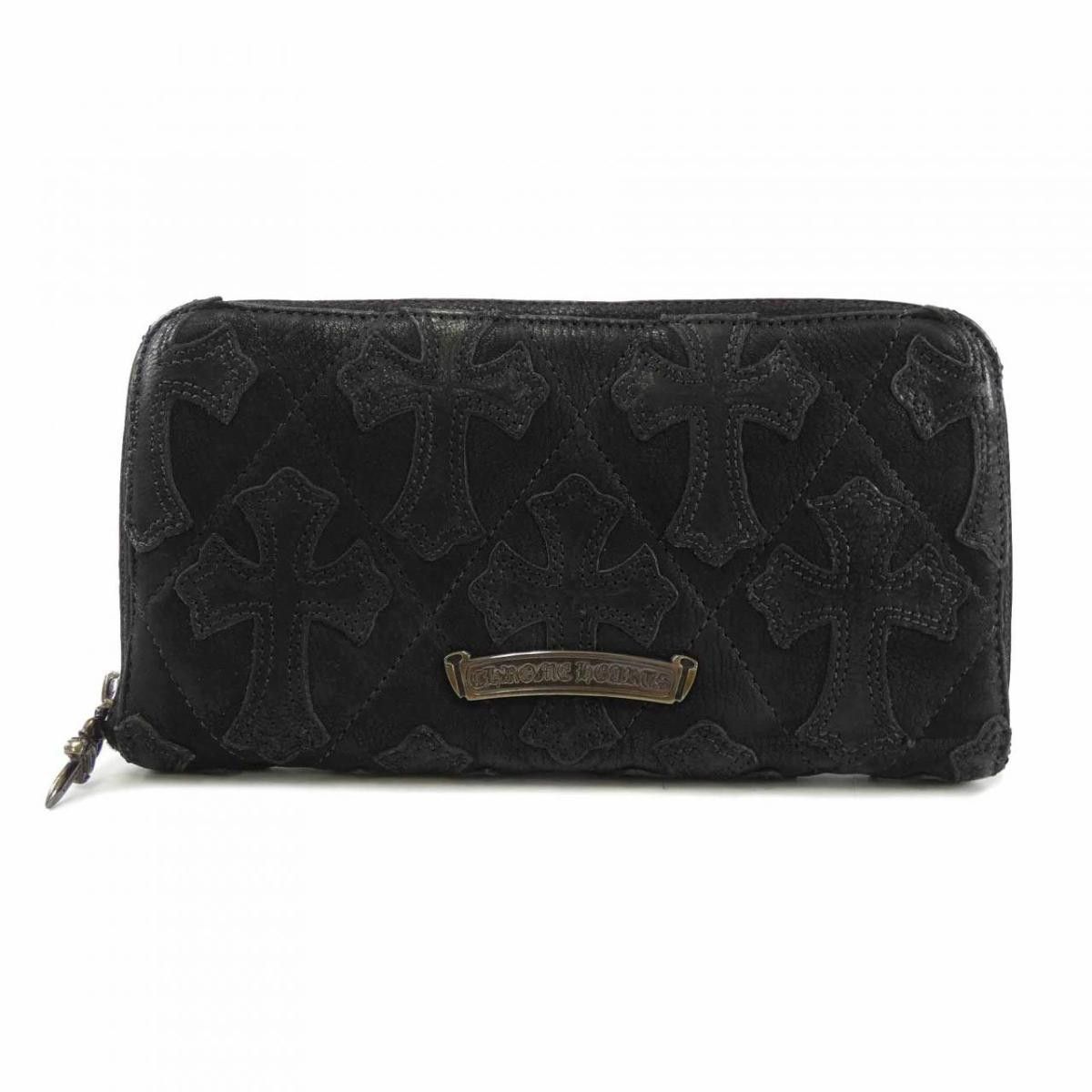 Chrome Hearts Chrome Hearts Cross Patch Quilted Wallet Size ONE SIZE - 1 Thumbnail