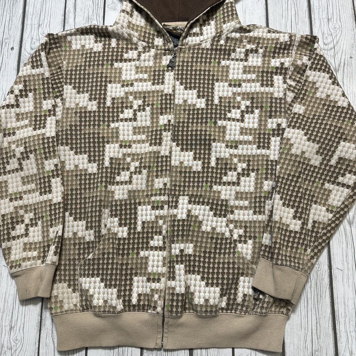 Vintage Vintage Silver Point Skull hoodie Size US L / EU 52-54 / 3 - 3 Thumbnail
