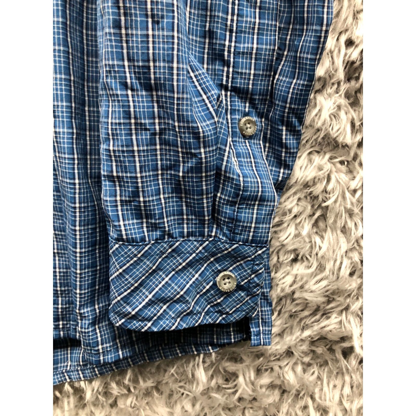 Eddie Bauer Eddie Bauer Shirt Mens Blue Plaid Long Sleeve Button Down Collar Size S Size US S / EU 44-46 / 1 - 4 Thumbnail