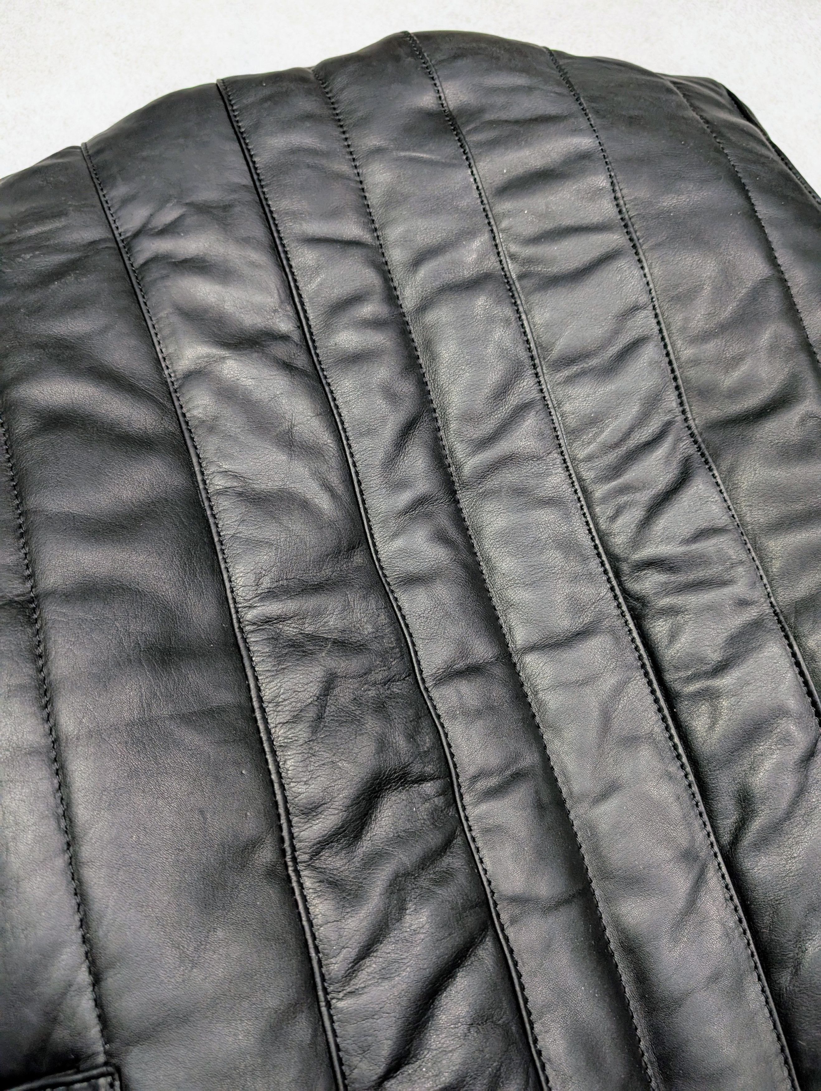 Genuine Leather 🔥 Versatile Black Quilted Leather Jacket - Dress Up or Down Size US M / EU 48-50 / 2 - 6 Thumbnail