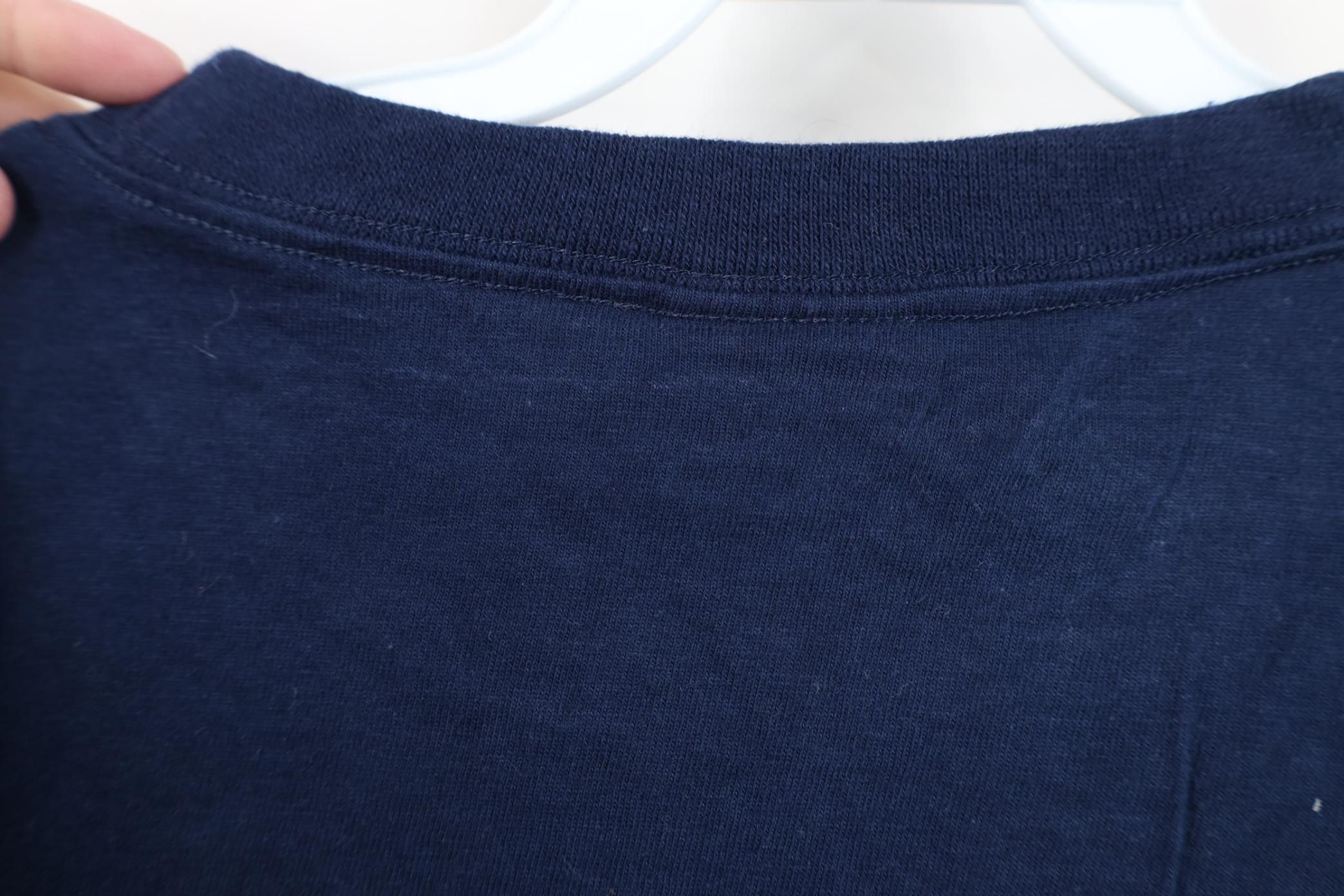 Vintage Vintage 90s Streetwear Heavyweight Cotton T-Shirt Navy Blue Size US XXL / EU 58 / 5 - 8 Thumbnail