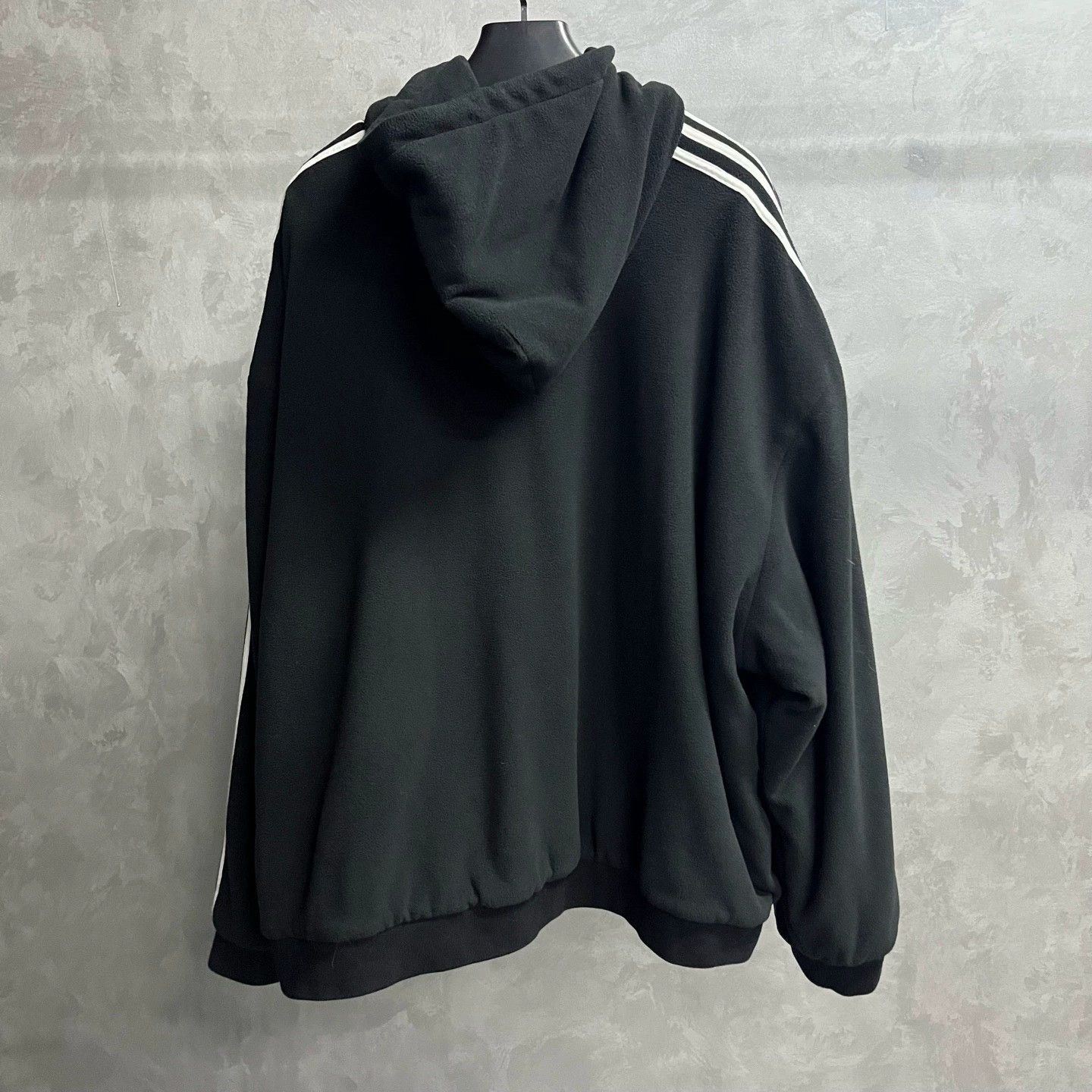 Balenciaga balenciaga black logo zip-up hoodie Size US L / EU 52-54 / 3 - 5 Thumbnail