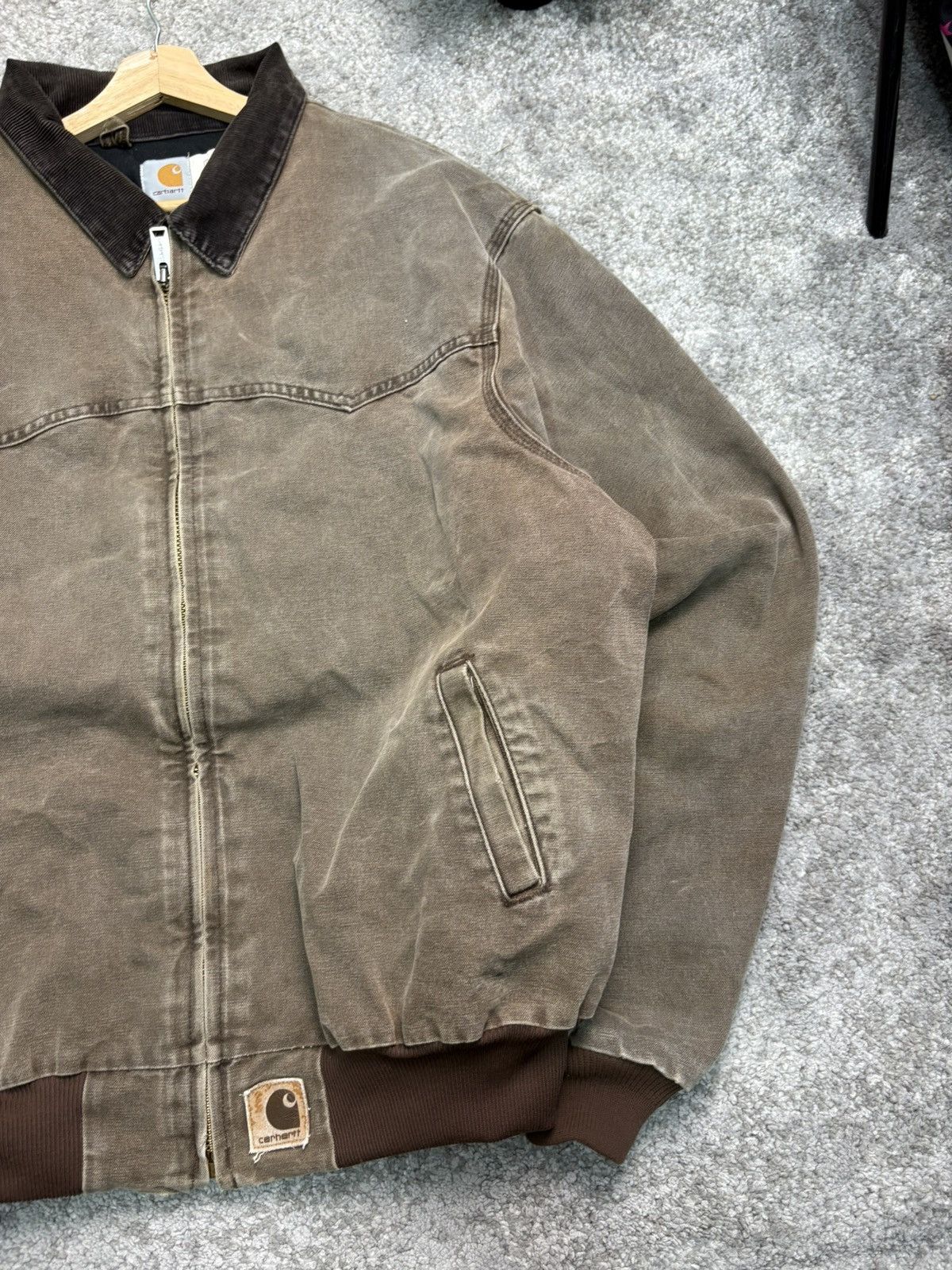 Carhartt × Vintage Vintage Carhartt Santa Fe Jacket Faded Size US XXL / EU 58 / 5 - 3 Thumbnail