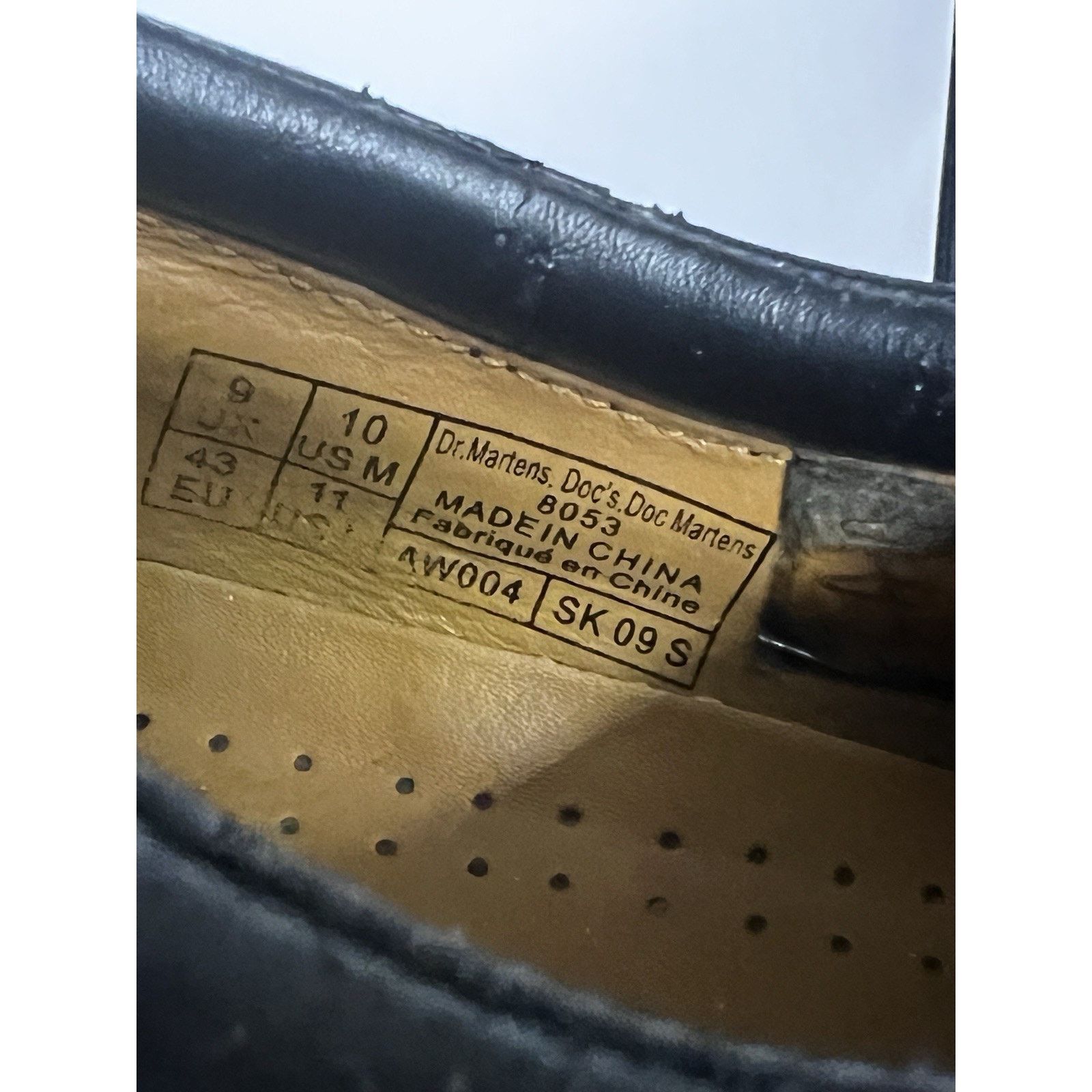 Dr. Martens Dr. Martens Black Leather Oxford Shoes Mens US 10M Lace Up Size US 10 / EU 43 - 9 Thumbnail