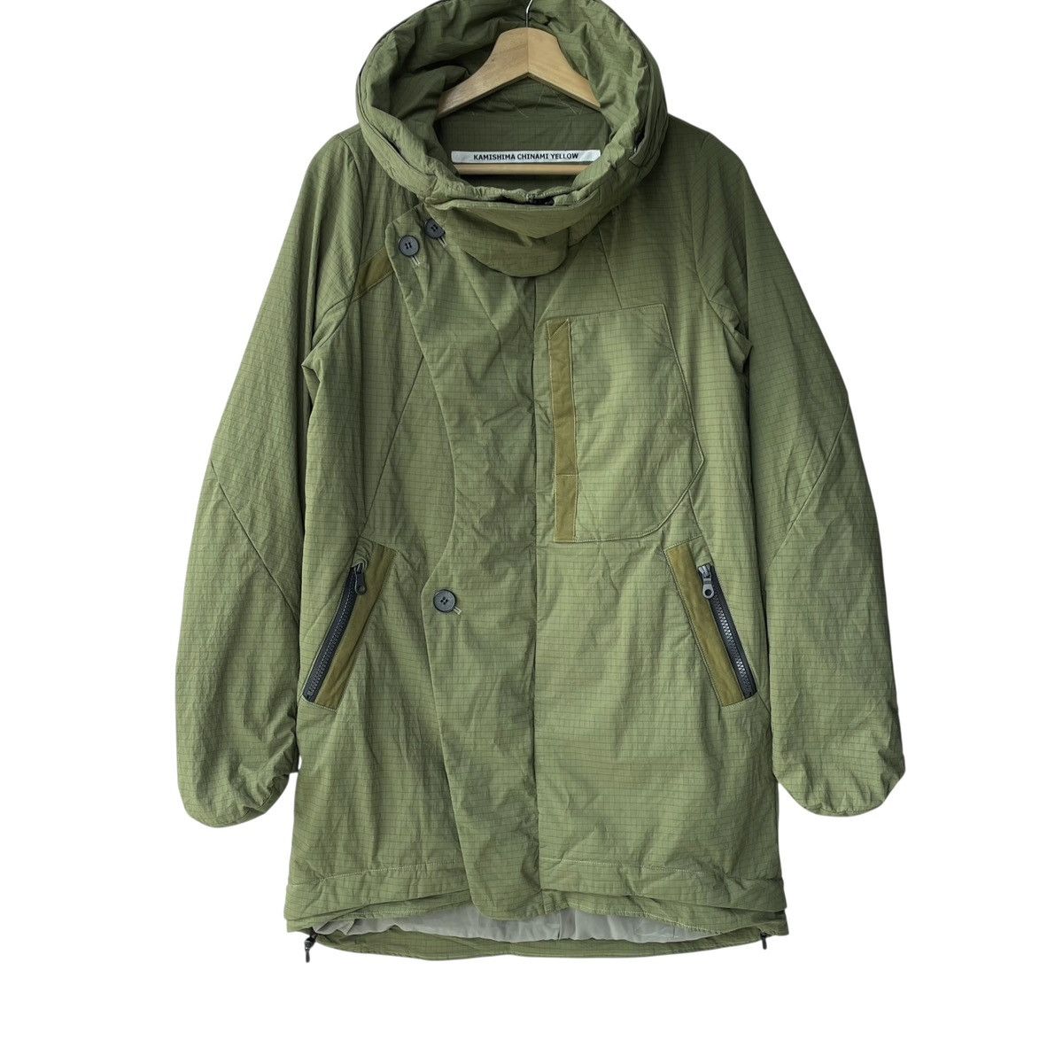 Japanese Brand Kamishima Chinami Yellow KCY Japan Designer Parka Jacket Size M / US 6-8 / IT 42-44 - 1 Thumbnail