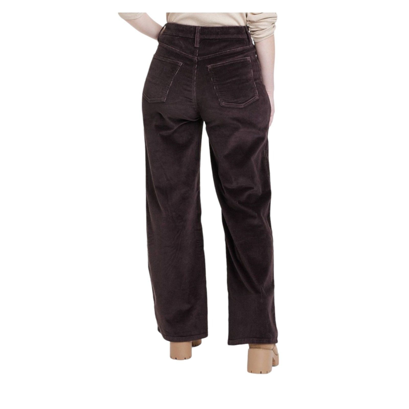Other Universal Thread - Women's High-Rise Corduroy Wide Leg Jeans Size 26" / US 2 / IT 38 - 2 Thumbnail