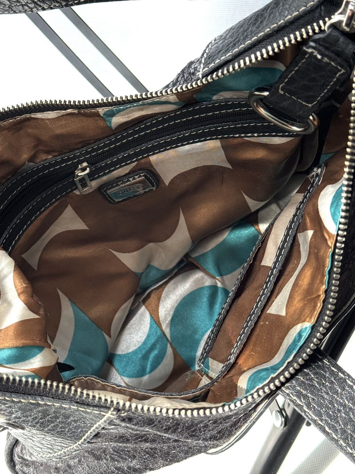 Guess Guess vintage buckle logo bag baguette mini 00s Y2k Handbag Size ONE SIZE - 15 Thumbnail