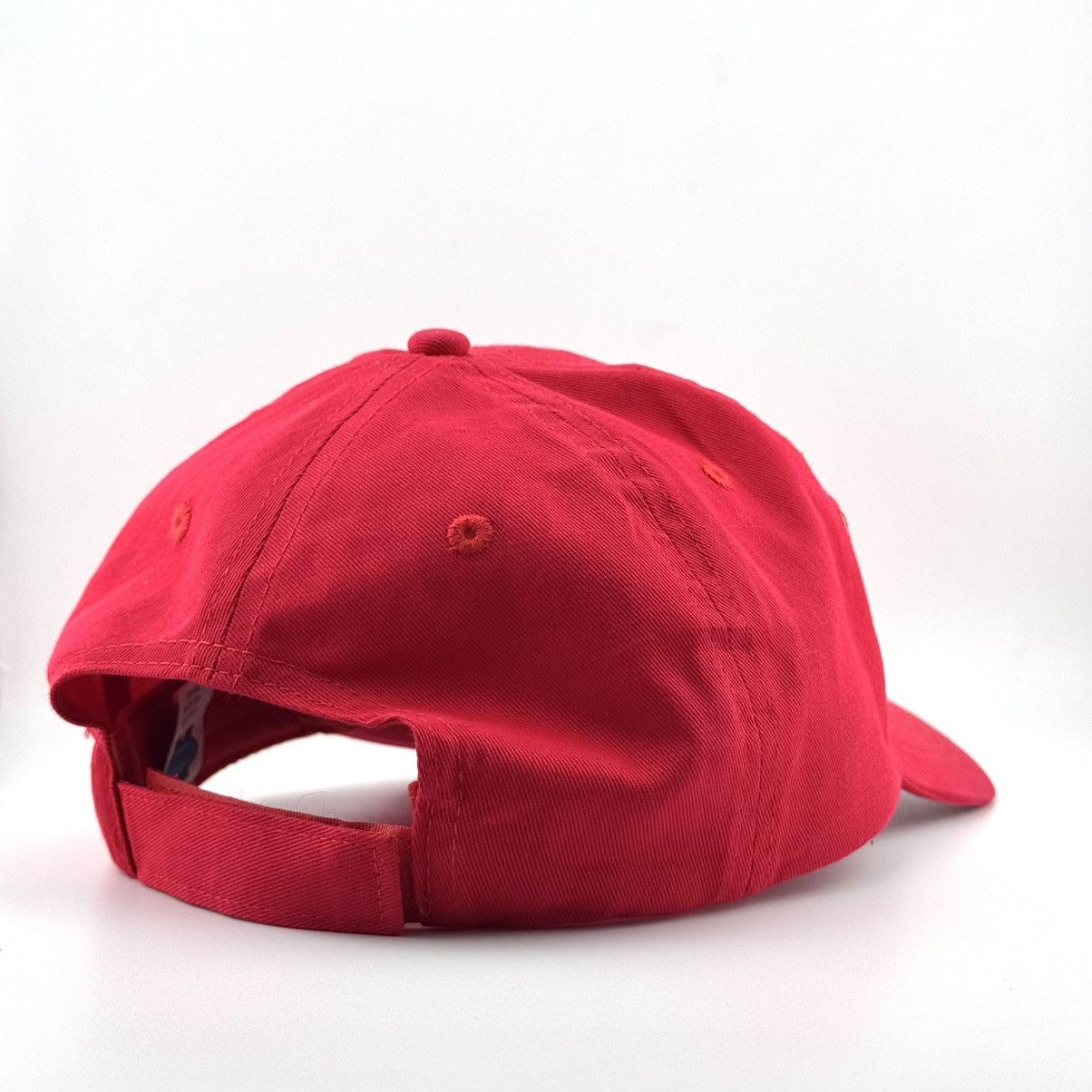 Vintage Vtg Trader Joes Demo Crew Employee Red Velcro Strapback Hat Size ONE SIZE - 3 Thumbnail
