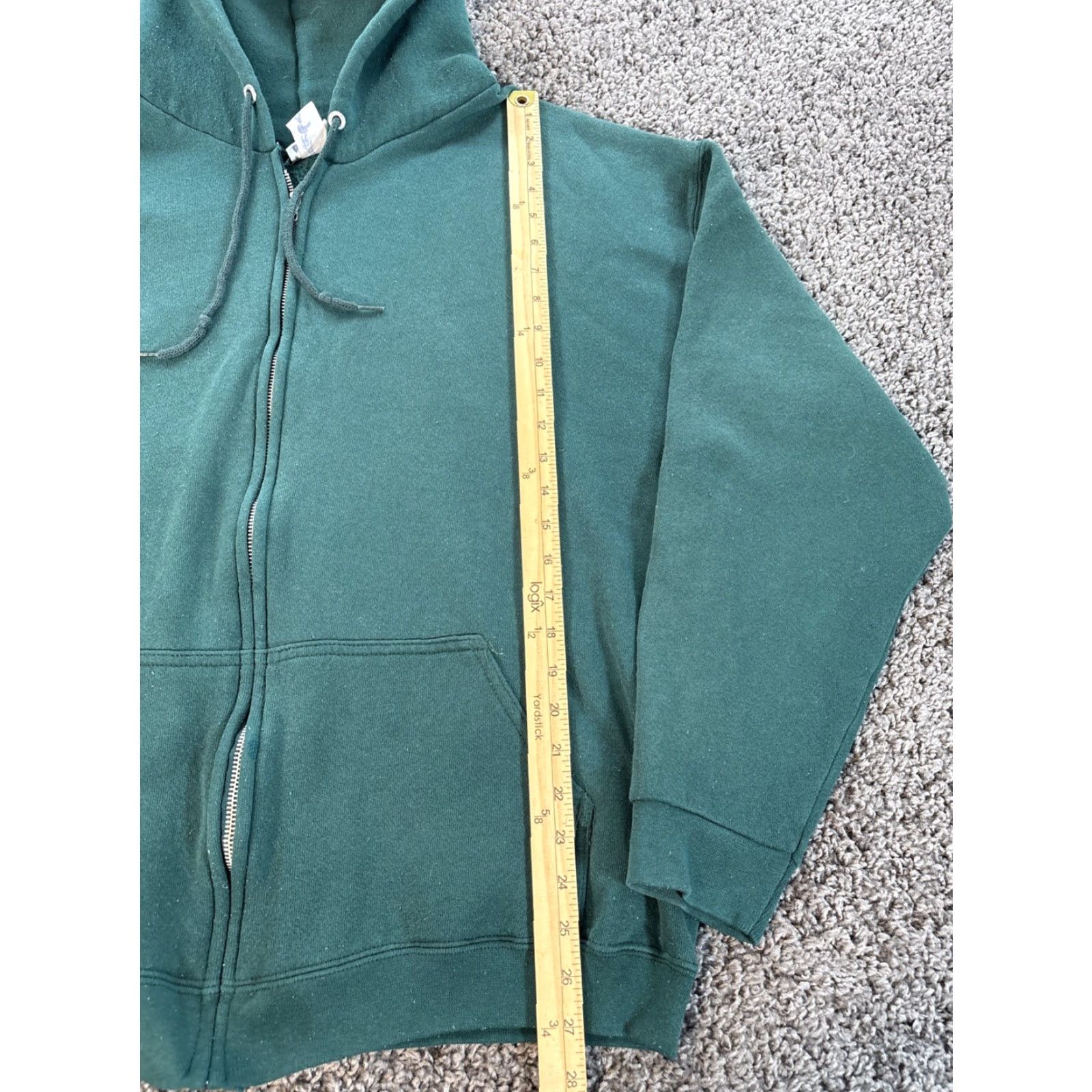 ESPIRIT VINTAGE Pro Spirit Hoodie Mens XL Green Full Zip Grunge Fleece 90s Mens Size US XL / EU 56 / 4 - 2 Thumbnail
