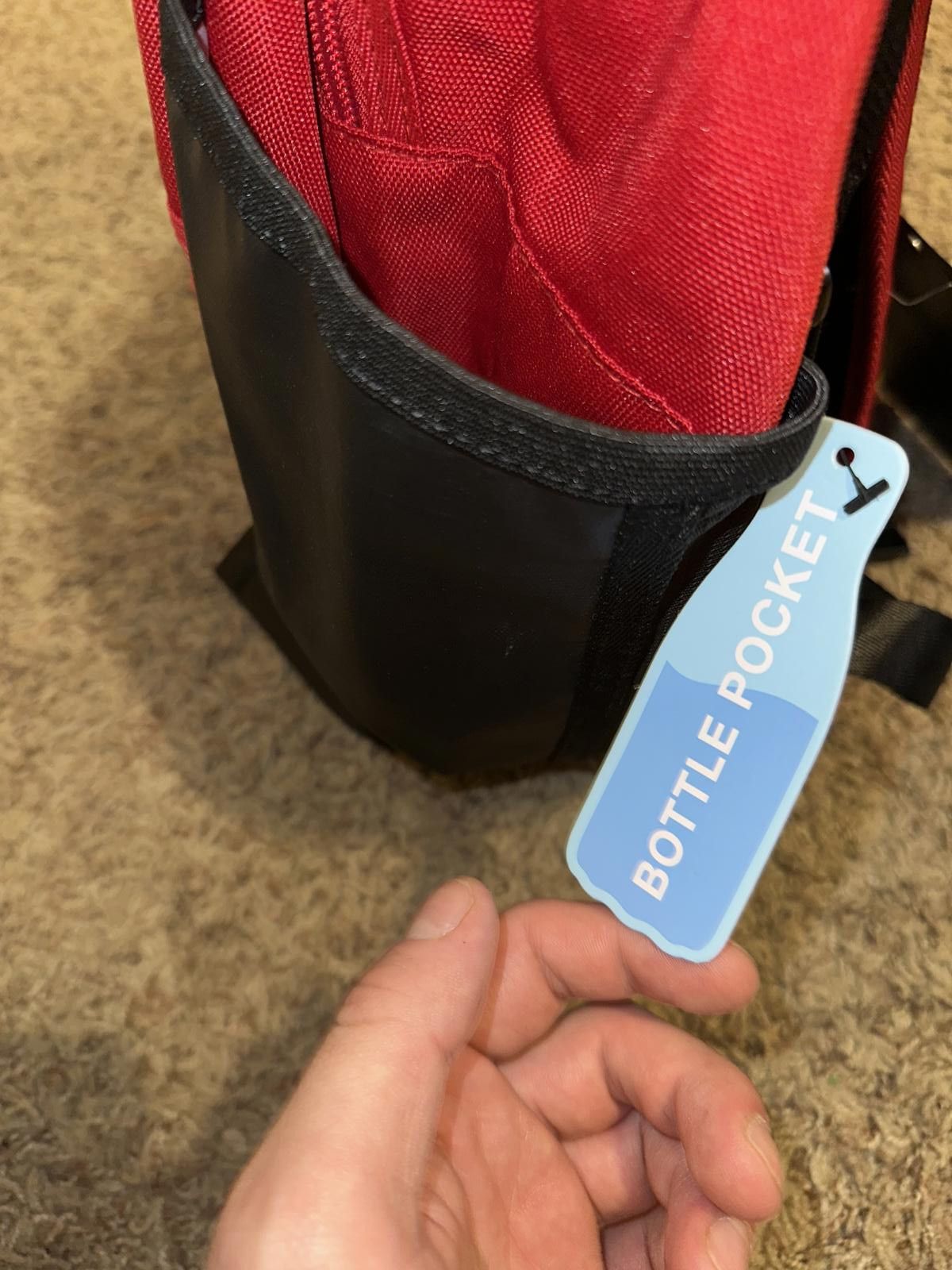 Designer Jordan Jam Air Patrol Red 29L Backpack Sample Size ONE SIZE - 8 Thumbnail