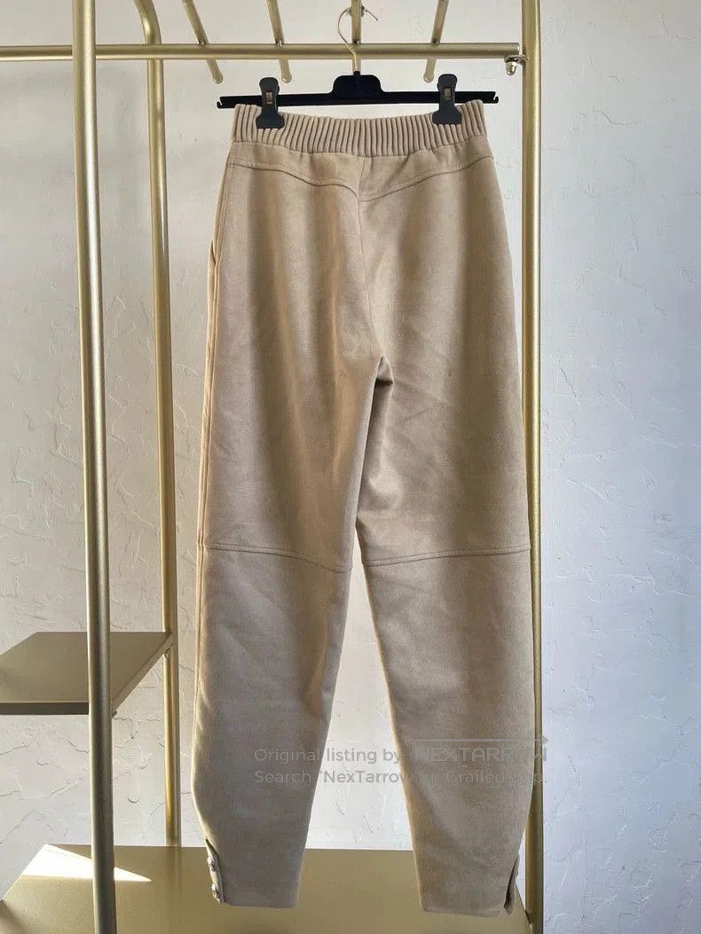Chanel Chanel 2024 Coco Neige Suede Pants. Size US 34 / EU 50 - 2 Thumbnail