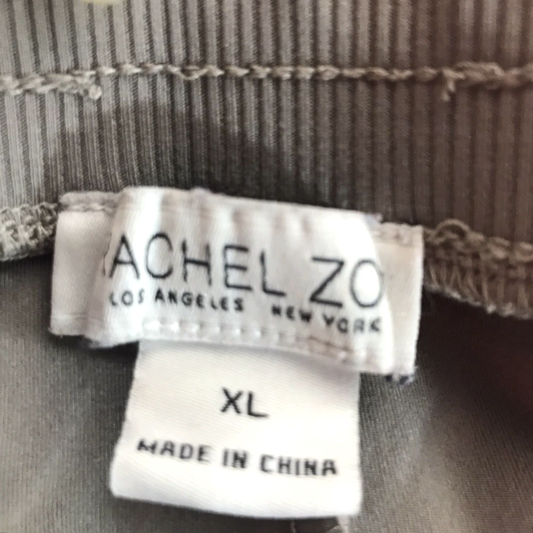 Rachel Zoe Rachel Zoe Beige Pull On X-Soft Cropped Pants Womens Size XL Size 40" / US 18 - 5 Thumbnail