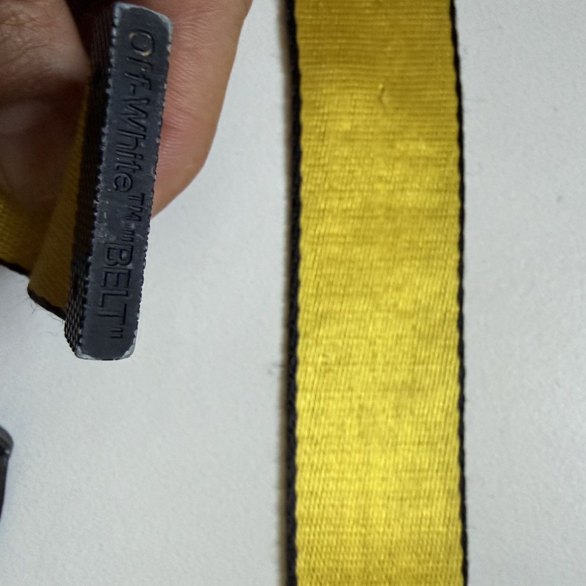 Off-White Off-White SS19 Industrial Belt Yellow/Black Size ONE SIZE - 5 Thumbnail