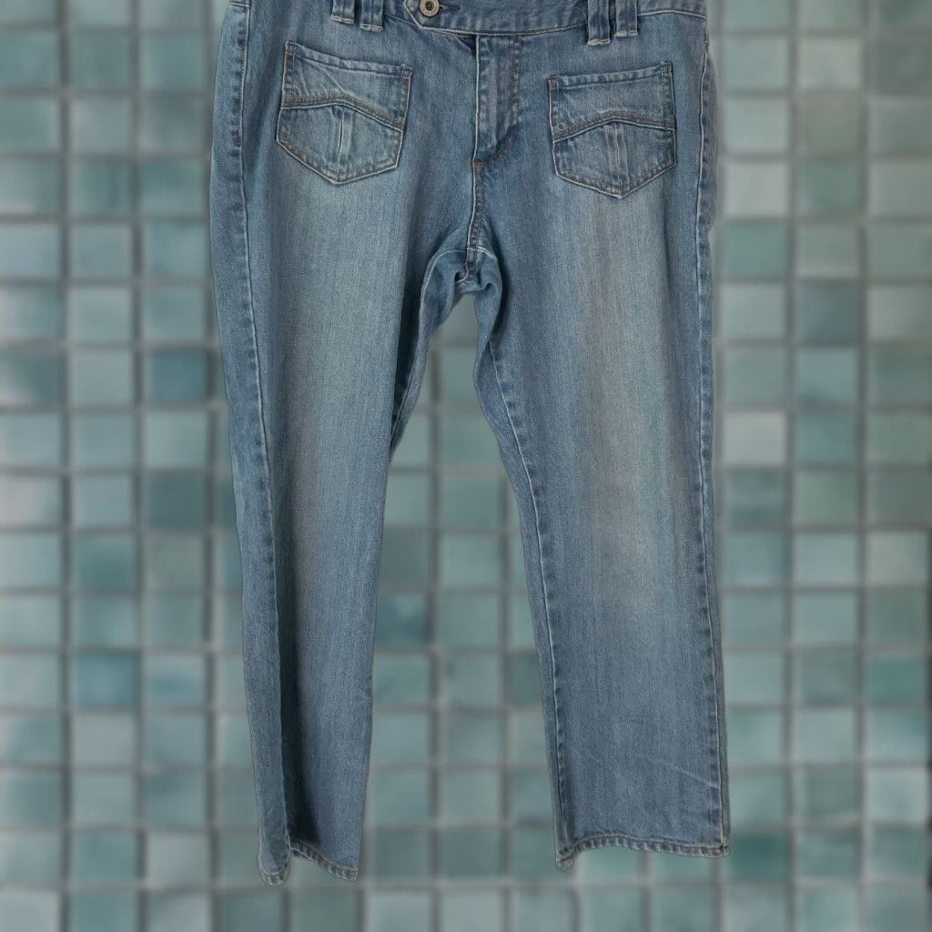 Old Navy Vintage Old Navy Women's Jeans Size 10 Regular Fit 34x25 Blue Denim Low Waist 90s Bohemian Size 32" / US 10 / IT 46 - 1 Thumbnail