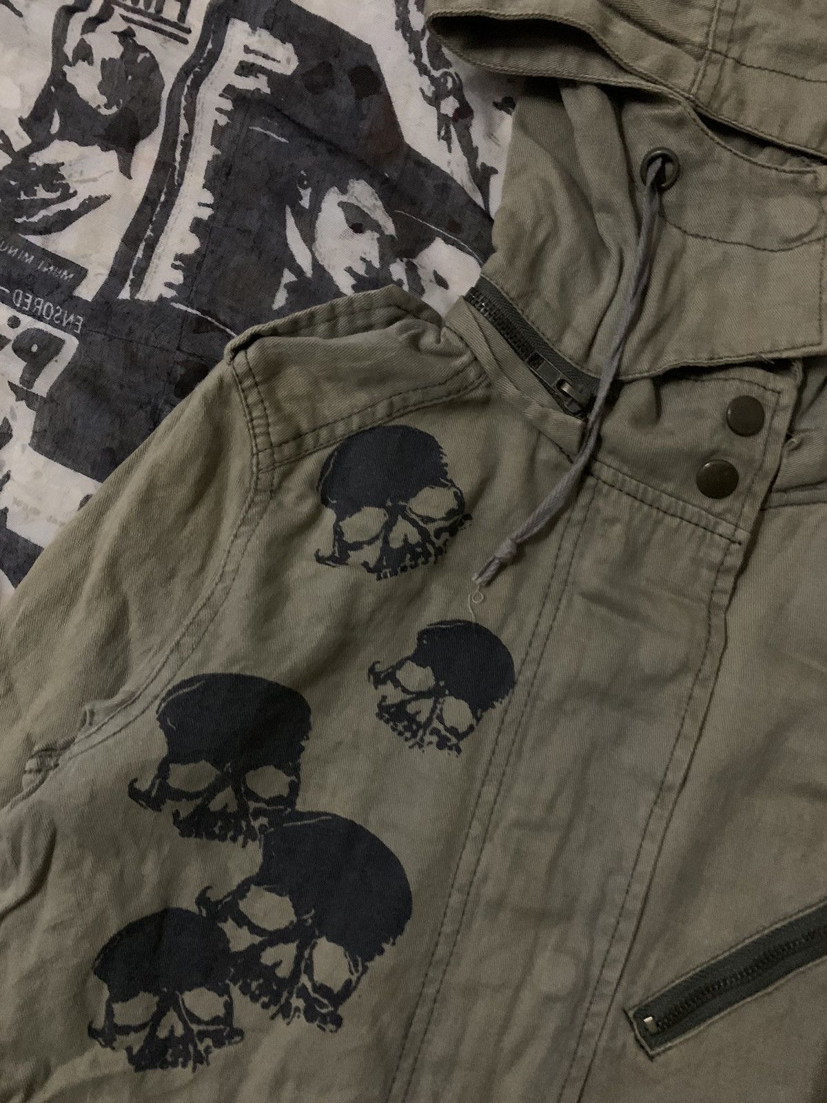 Le Grande Bleu (L.G.B.) Avant Garde Gled News Military Gorpcore Hoodie Jacket Size S / US 4 / IT 40 - 3 Thumbnail