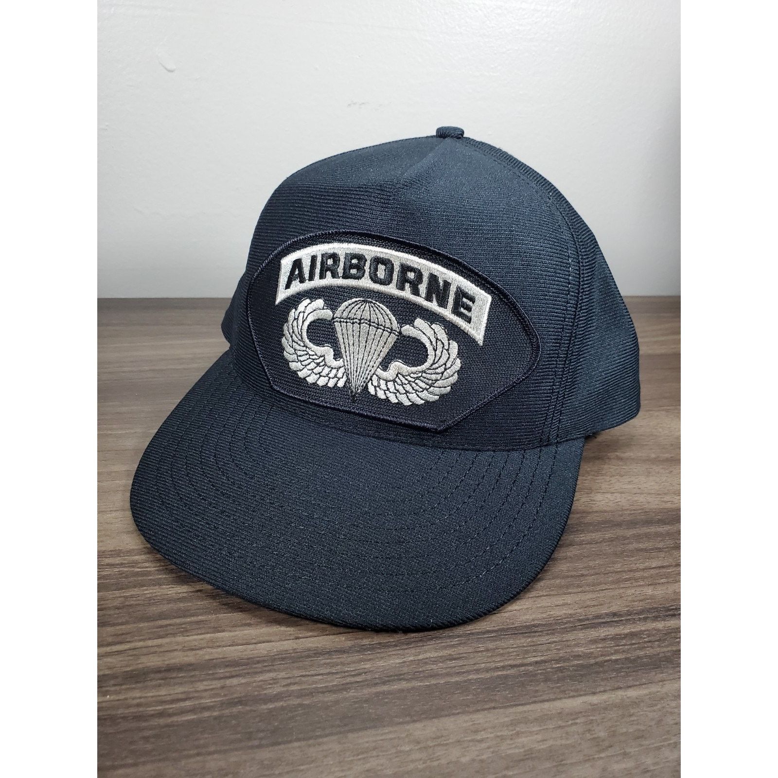 Vintage U.S. Airborne Hat SnapBack Cap Band of Brothers Wings Army Size ONE SIZE - 7 Thumbnail