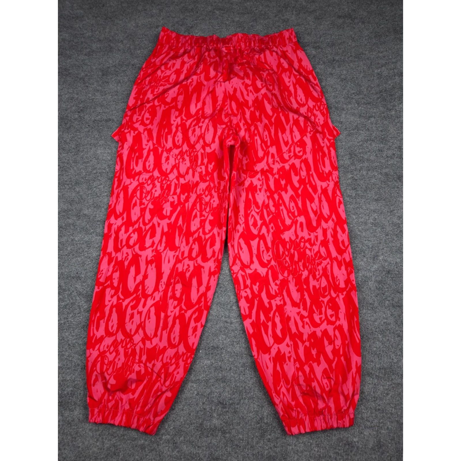 New Balance New Balance x Coco Gauff Pants Joggers Belted Pink AOP Graphic Womens Large L Regular 30" Inseam Spring Yoga Activewear Size 30" / US 8 / IT 44 - 2 Thumbnail