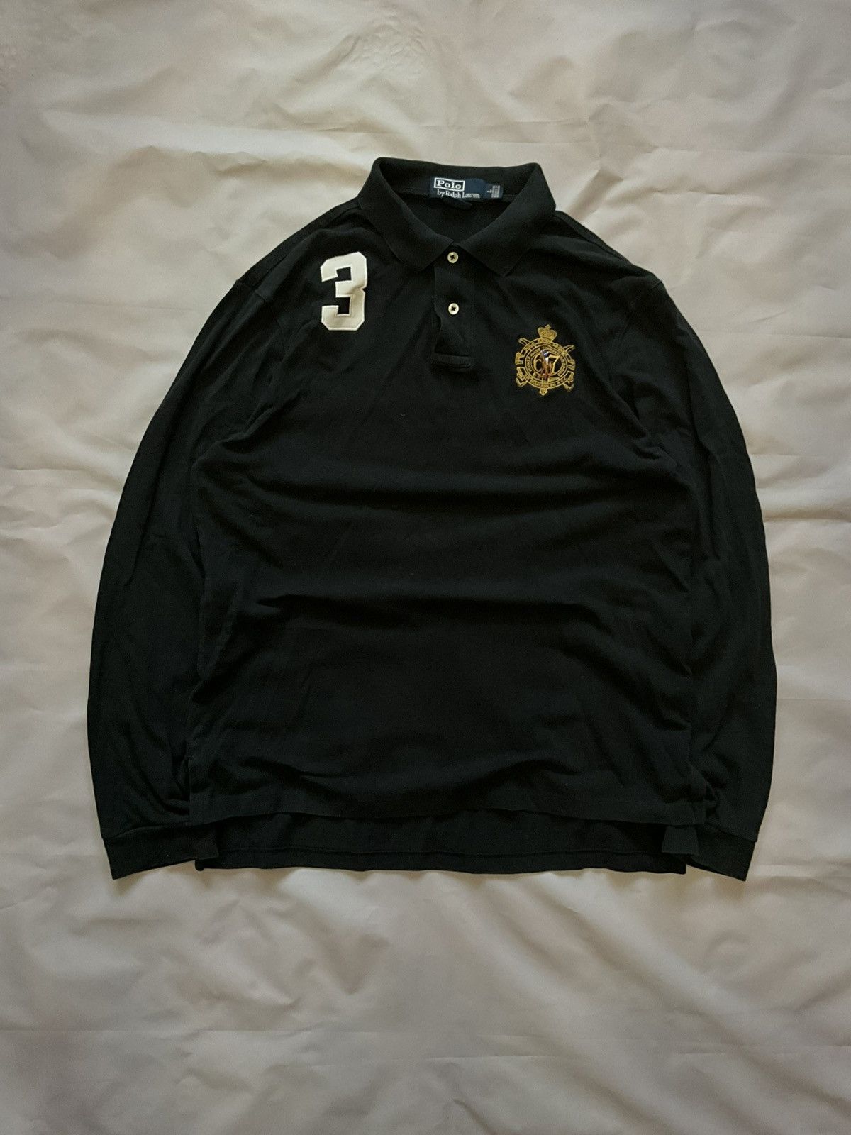 Polo Ralph Lauren Polo Ralph Lauren #3 Black Vintage Size Large Size US L / EU 52-54 / 3 - 1 Thumbnail