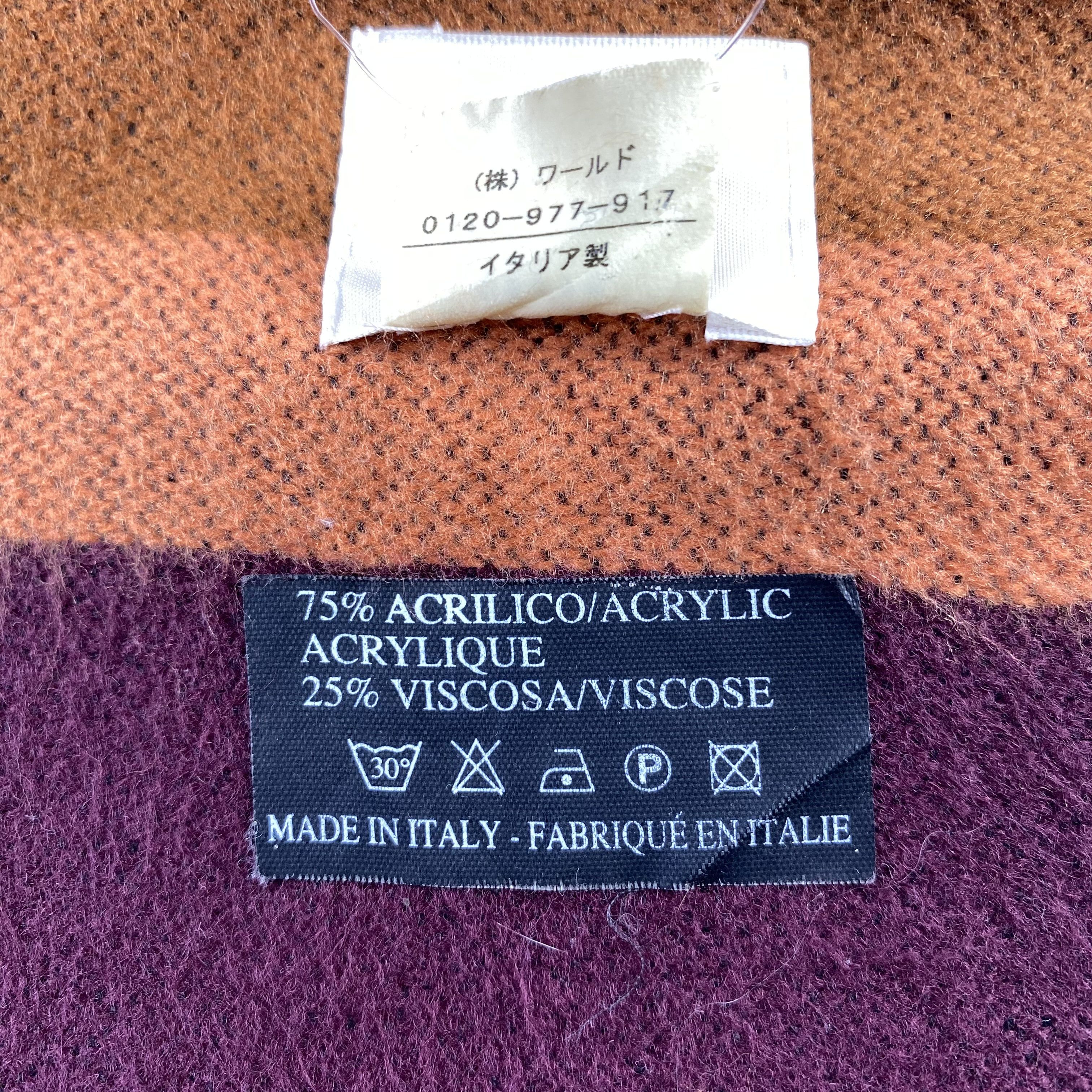 Takeo Kikuchi Takeo Kikuchi Stripe Scarf Neck Wrap Muffler Size ONE SIZE - 5 Thumbnail