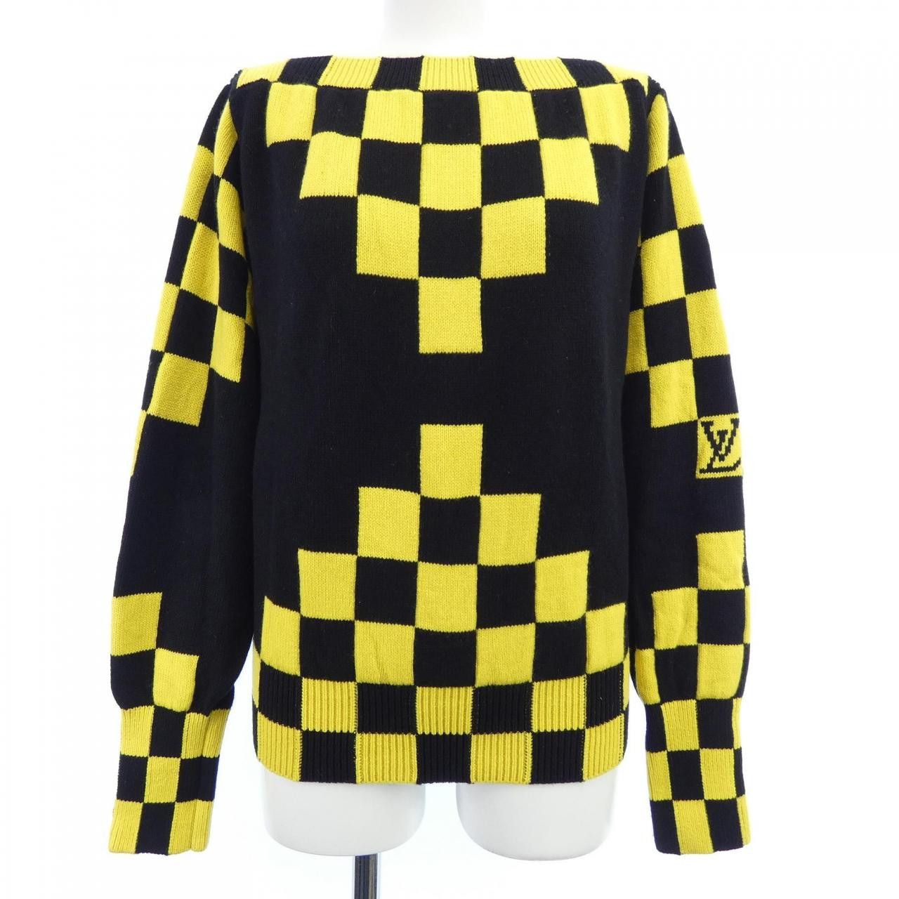Louis Vuitton Louis Vuitton Louis Vuitton Cashmere Blend Knit Textile Tops FHKL80RZB DUTY FREE for USA Size ONE SIZE - 1 Thumbnail