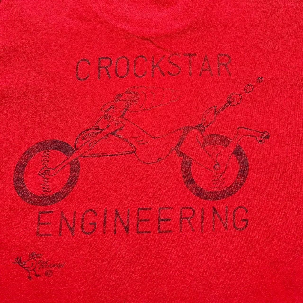 Harley Davidson × Vintage Y2K Motorcycle Crocker Paranoid Valve Engineering Funny T-Sh Size US L / EU 52-54 / 3 - 5 Thumbnail