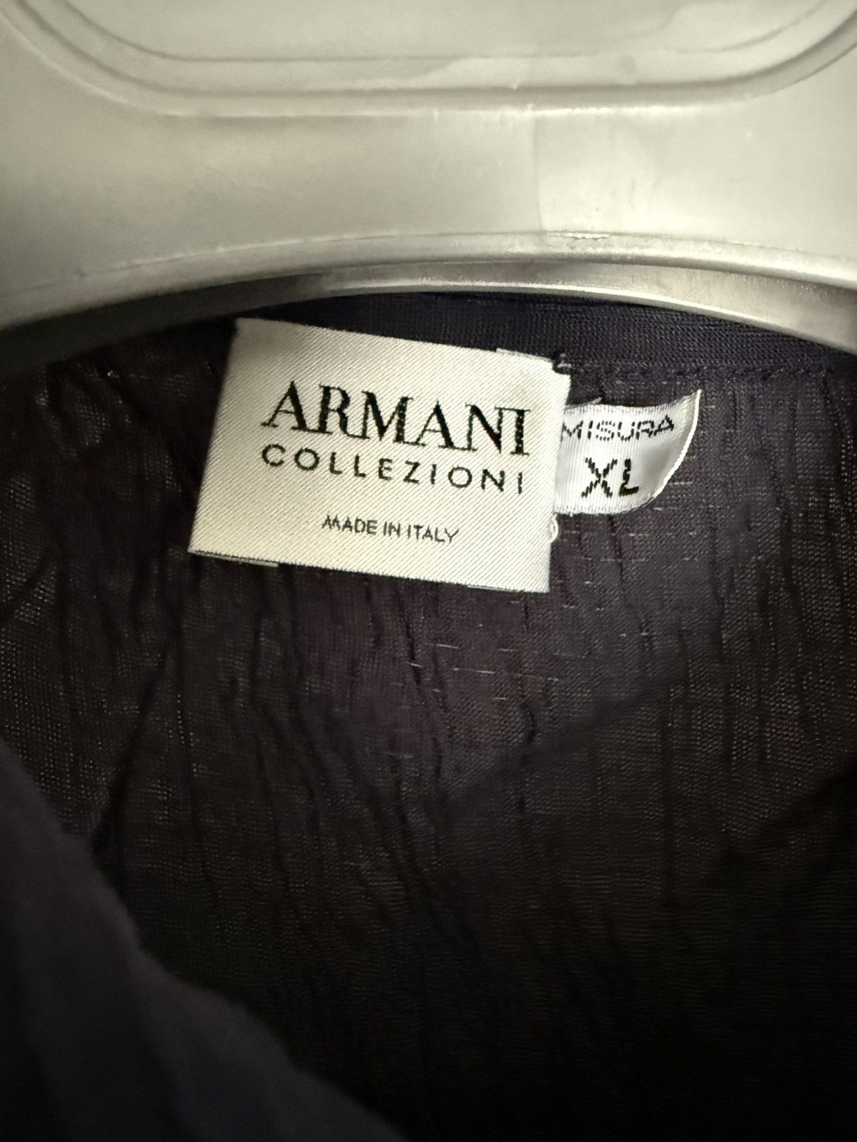 Armani Armani navy shirt XL Size US XL / EU 56 / 4 - 3 Thumbnail