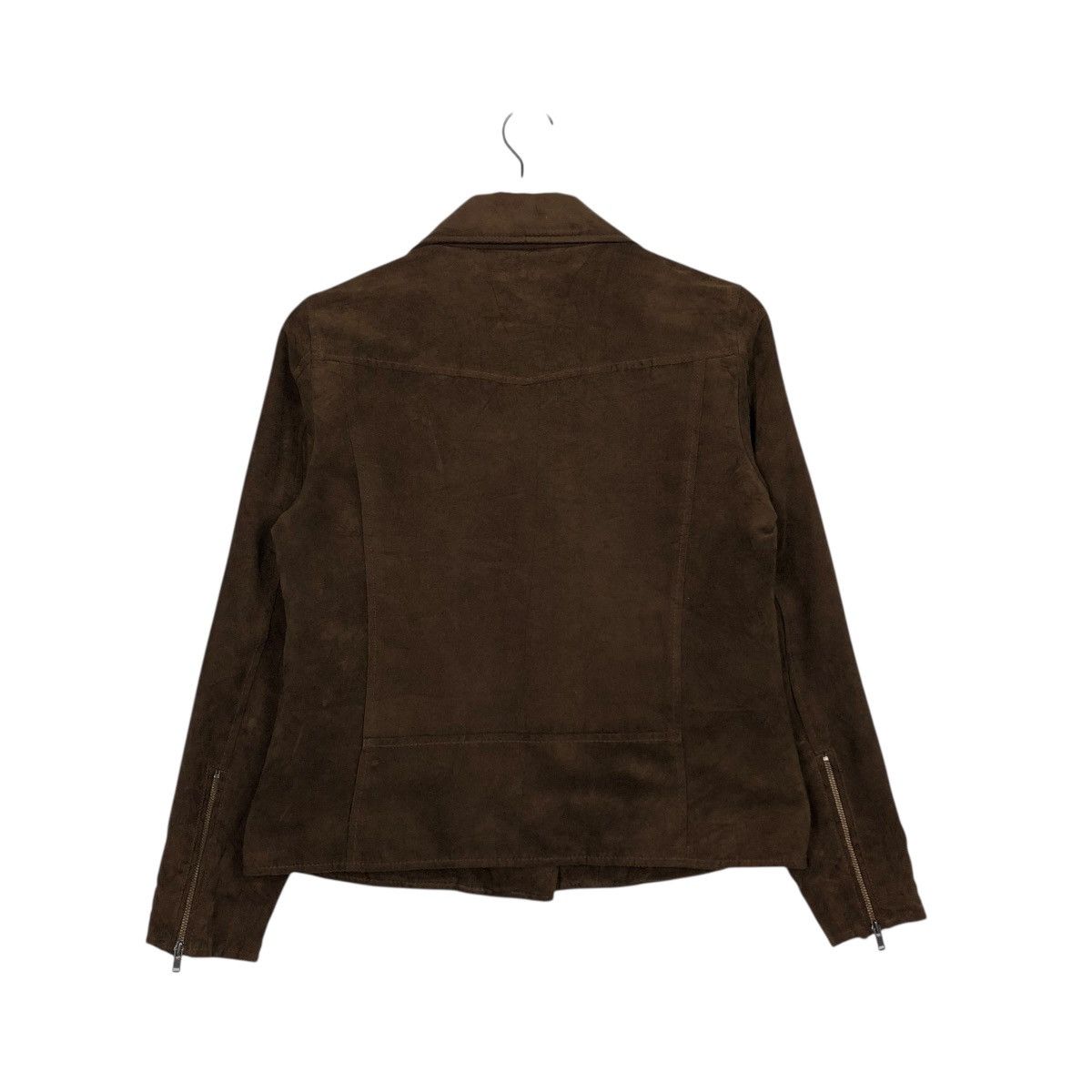 Japanese Brand 🔥RICH BROWN BIKER JACKET DOUBLE COLLAR UNIQLO ISSEY MIYAKE Size US S / EU 44-46 / 1 - 10 Thumbnail