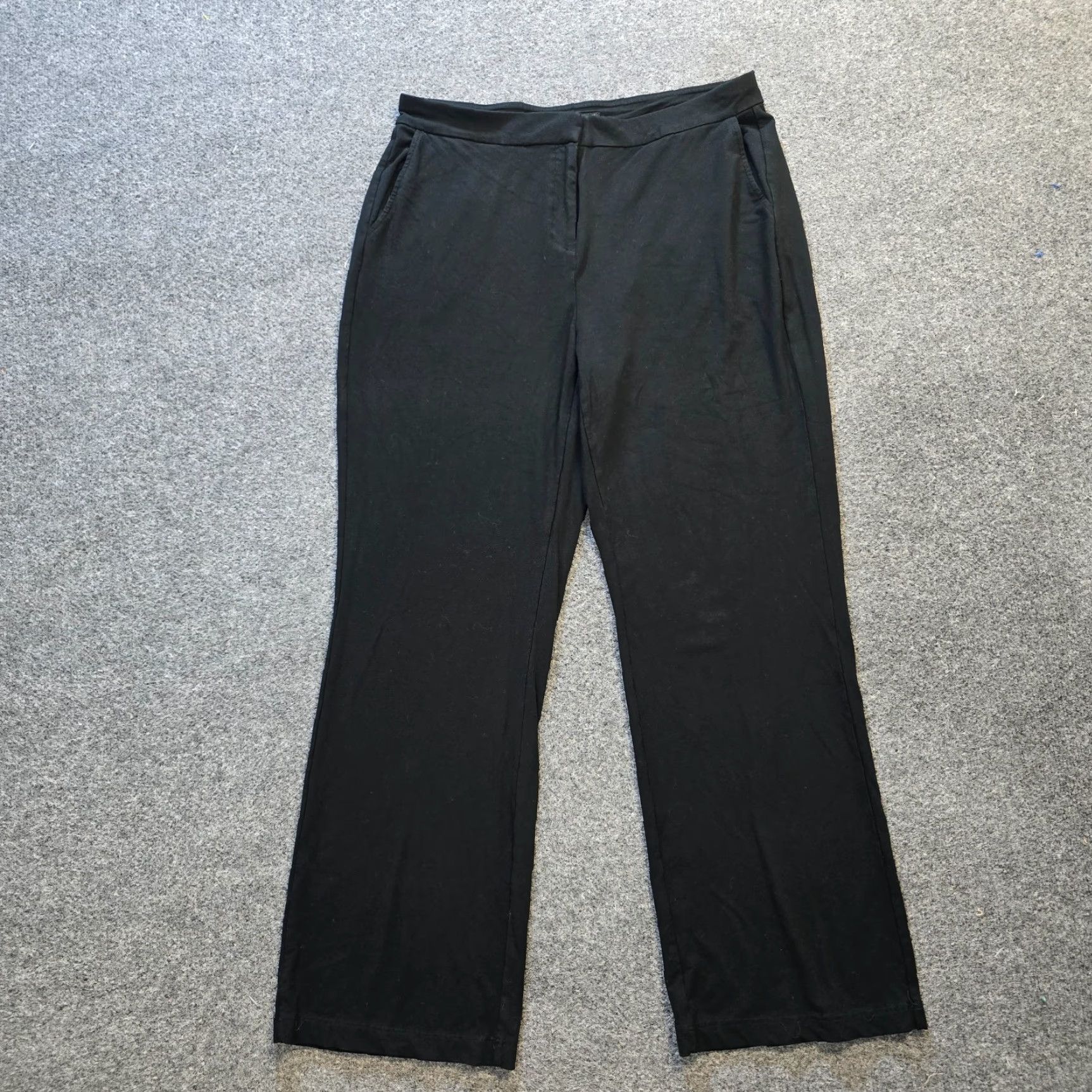 J. Jill J Jill Pants Womens Medium Black Wide Leg Wearever Stretch Capsule Basic Casual Size 24" / US 00 / IT 34 - 2 Thumbnail