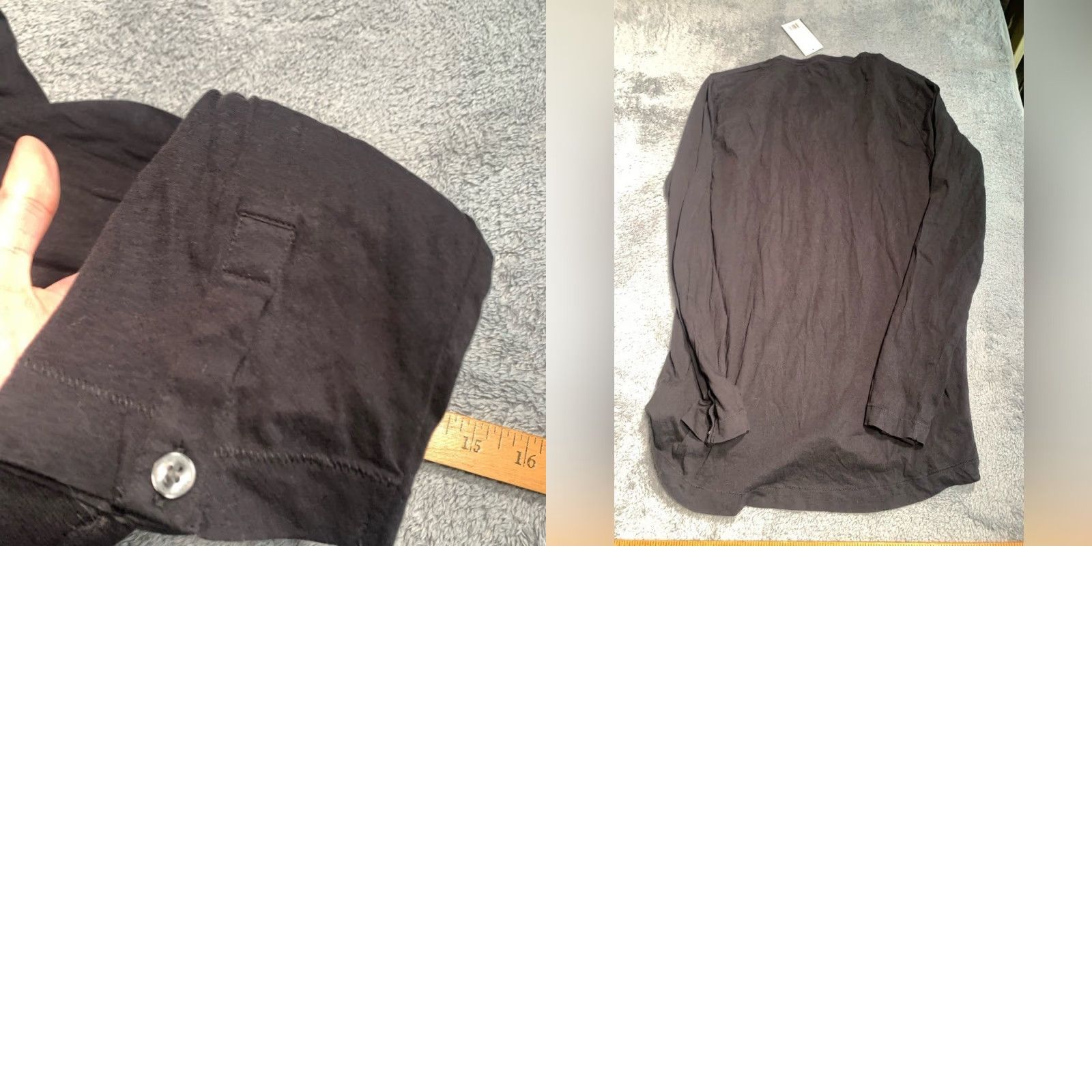French Connection French Connection Black Long Sleeve Top L Regular Men Size Black Long Sleeve Top Size US L / EU 52-54 / 3 - 8 Thumbnail