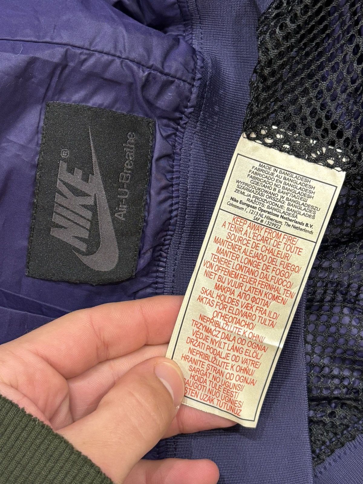 Nike Nike Air U Breathe Windbreaker Size US XL / EU 56 / 4 - 6 Thumbnail