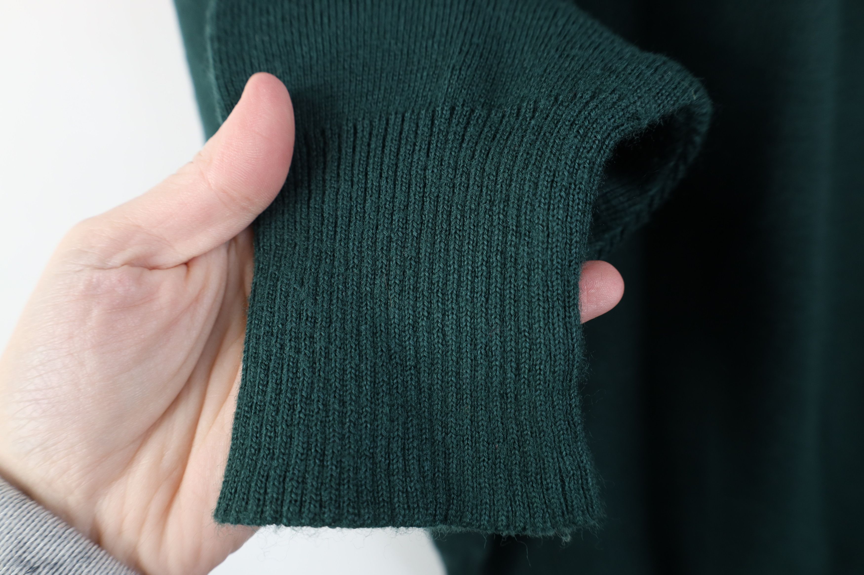Vintage Vintage 90s Streetwear Striped 1/4 Half Zip Sweater Green Size US XL / EU 56 / 4 - 6 Thumbnail