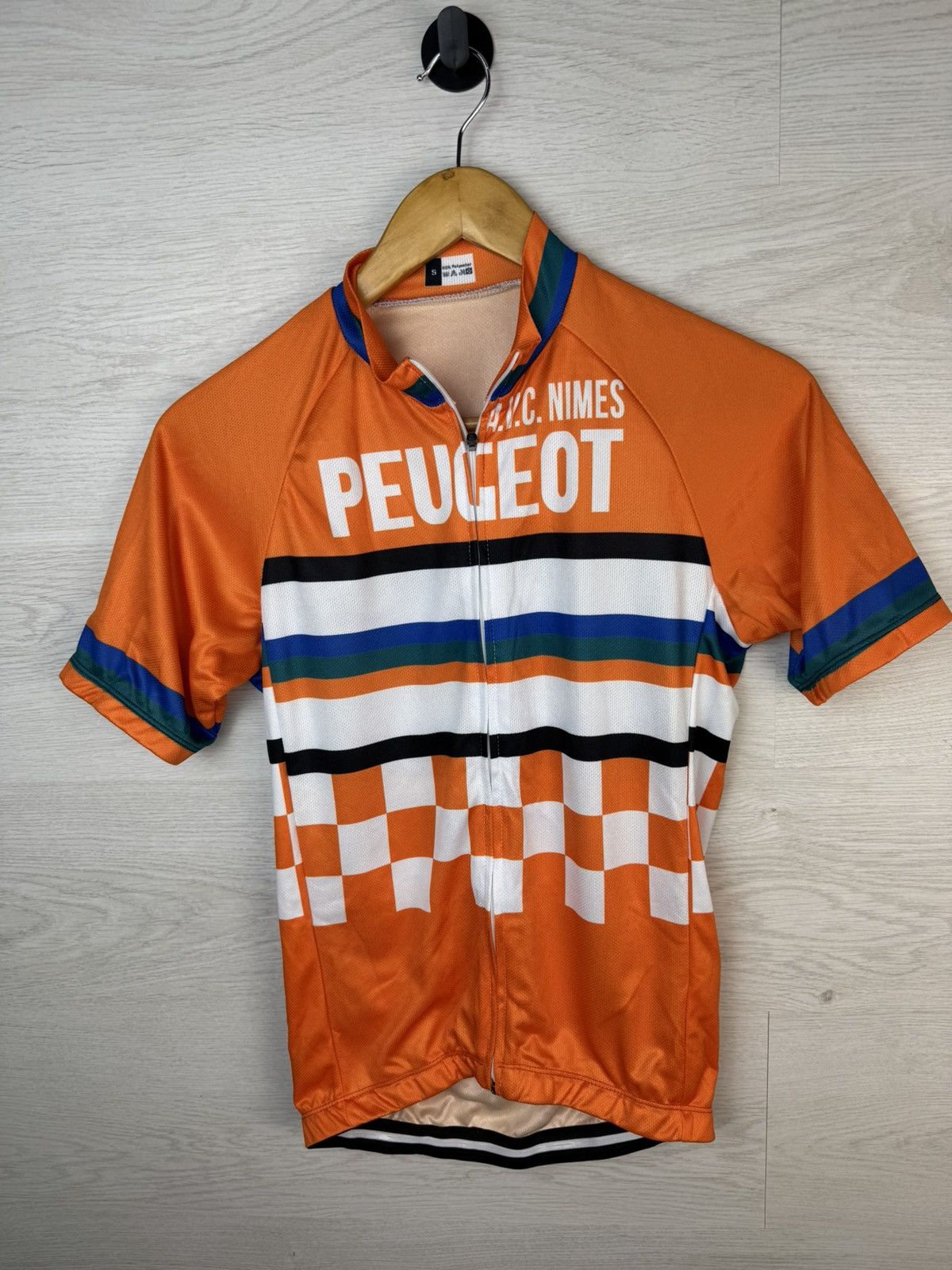 Vintage Peugeot Cycling Jersey Retro Vintage Size US S / EU 44-46 / 1 - 4 Thumbnail