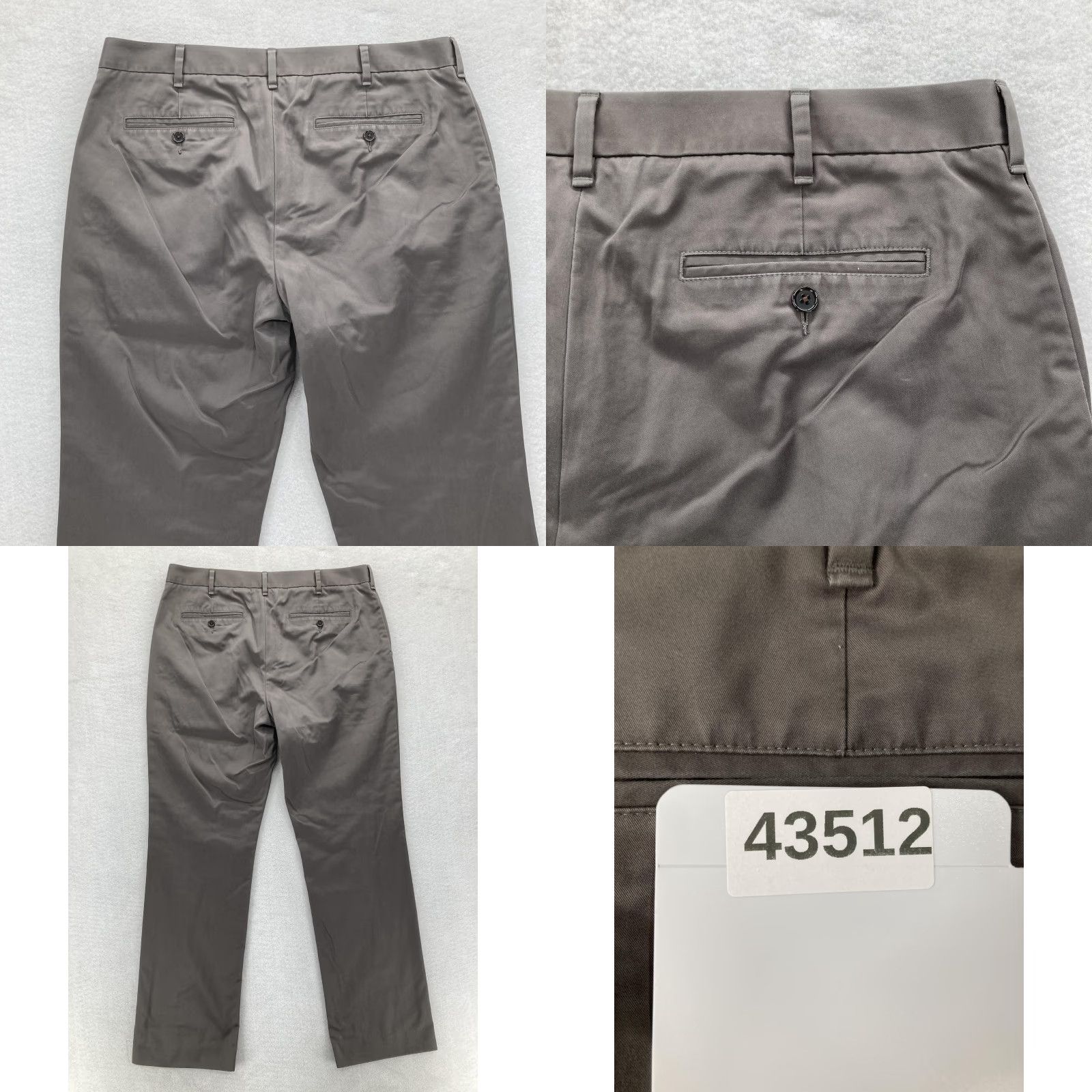 Bonobos Bonobos Pants Mens 35x32 Gray Straight Fit Chino Casual Weekday Warrior Thursday Mens Regular 35 32 Gray Chino Pants Bonobos Size US 35 - 9 Thumbnail