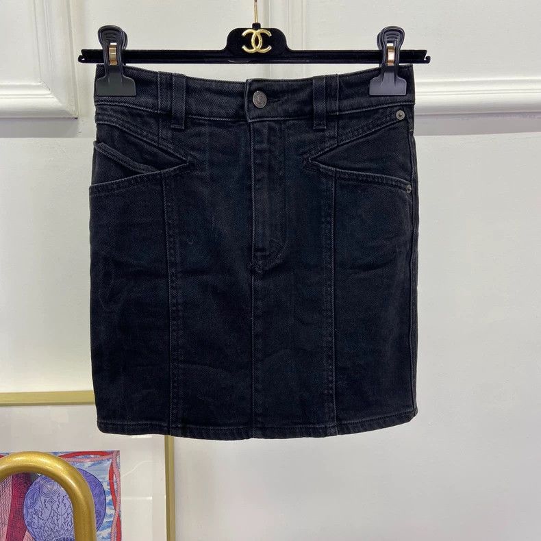 Givenchy Givenchy Size34 Black Denim Skirt, Size 34 Size S / US 4 / IT 40 - 1 Thumbnail