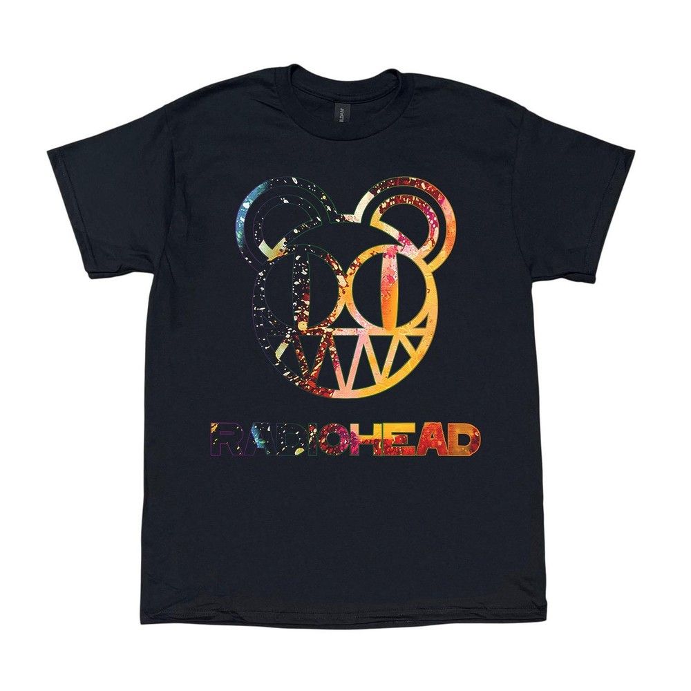 Other Rare Radiohead In Rainbow Logo Band Black Unisex T-shirt Size US L / EU 52-54 / 3 - 1 Preview