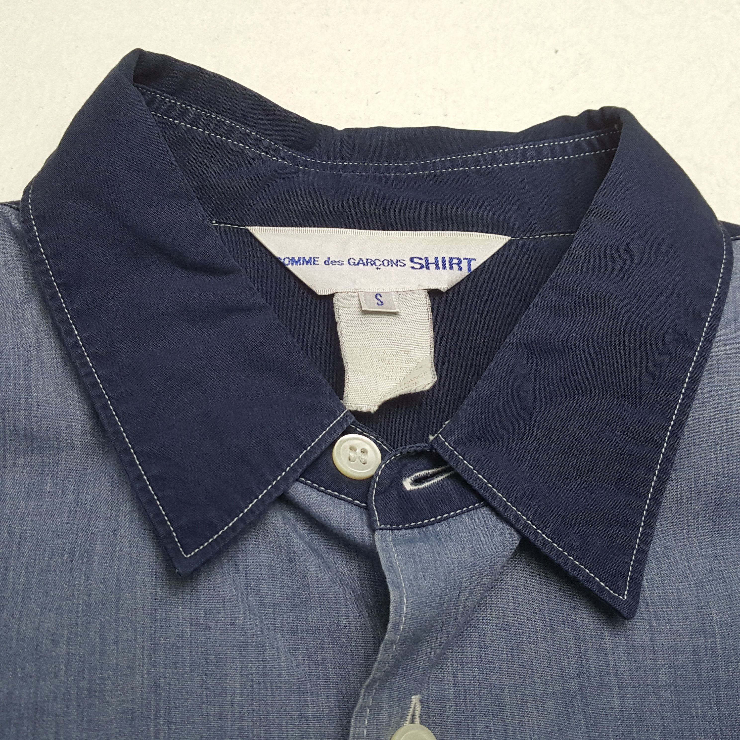 Comme des Garcons SHIRT × Japanese Brand × Vintage Vintage COMME des GARÇONS Japanese Fashion Brand Shirts Size US S / EU 44-46 / 1 - 9 Thumbnail