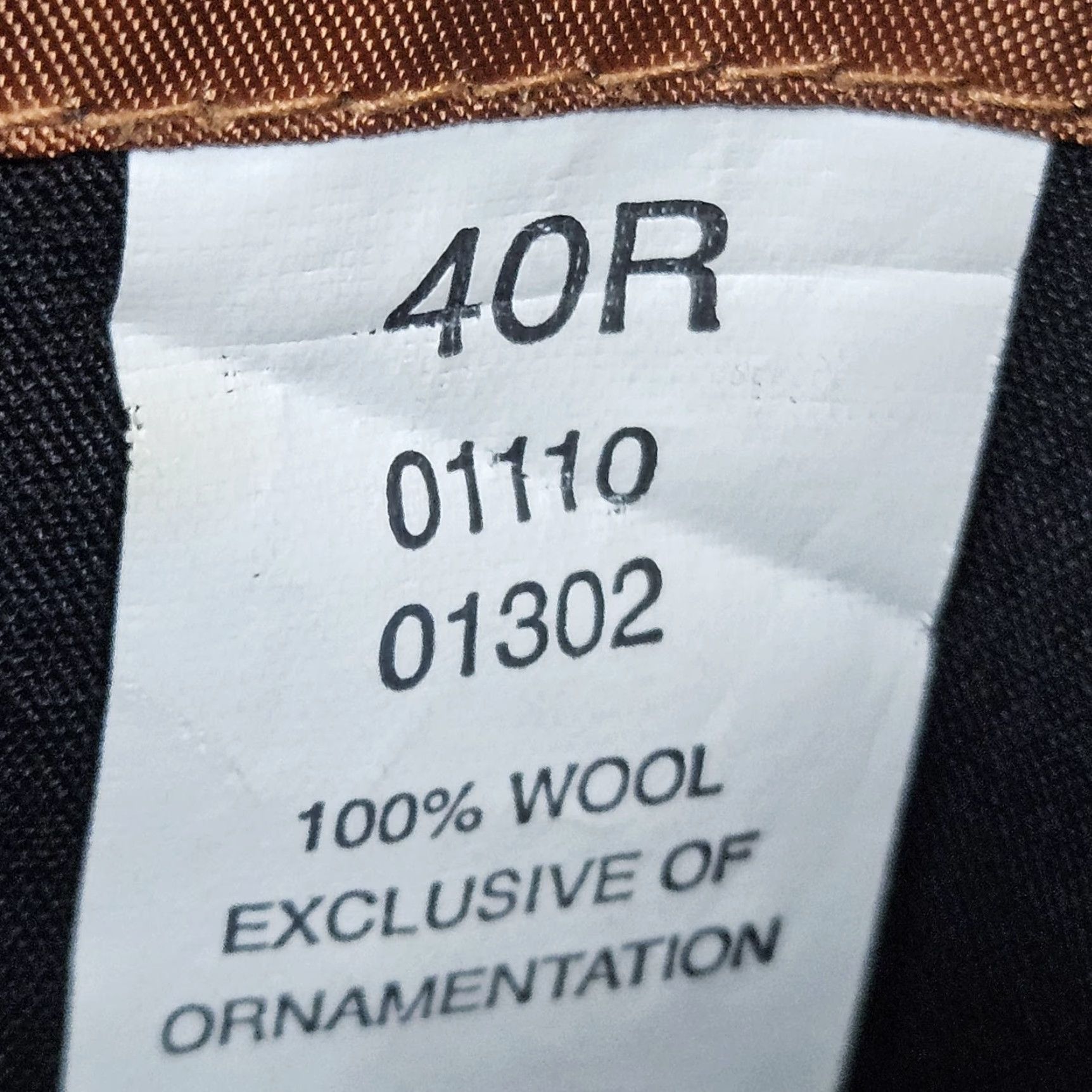 Jos. A. Bank Jos. A. Bank Blazer 40R Navy 100% Wool Slim Fit 2 Button Notch Mens Size 40R - 5 Thumbnail