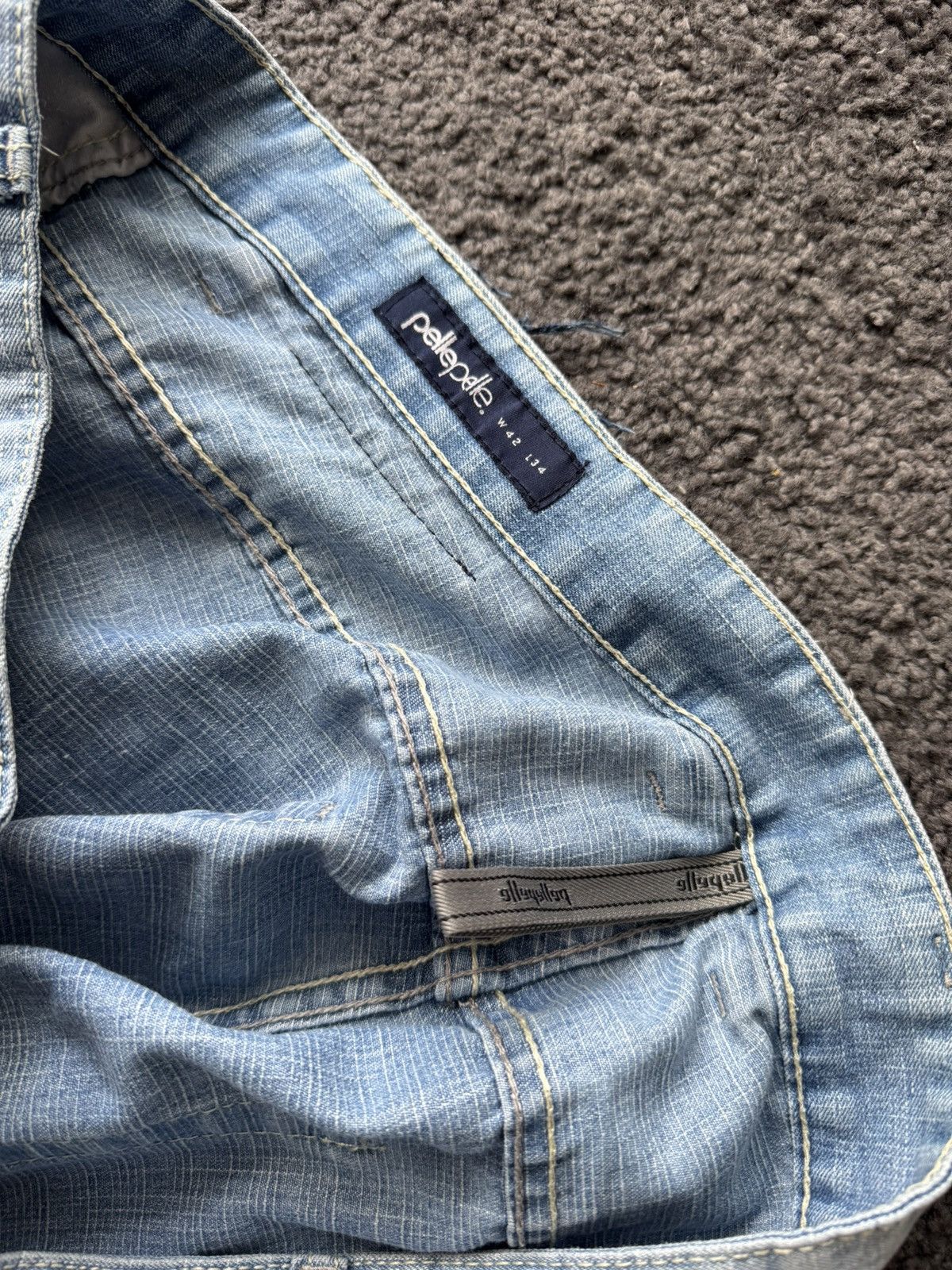 Pelle Pelle Pelle pelle gross fit vintage denim pants Size US 42 / EU 58 - 8 Thumbnail