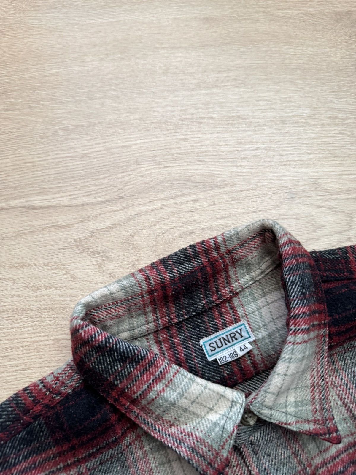 Vintage Vintage 90’s Sunry Japanese Flannel Shirt Size US XL / EU 56 / 4 - 5 Thumbnail