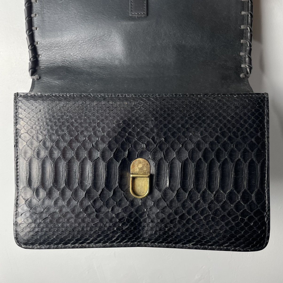Chloe RARE Chloé Exotic Python Flap Bag Phoebe Philo Era 2003–2006 Size ONE SIZE - 10 Thumbnail