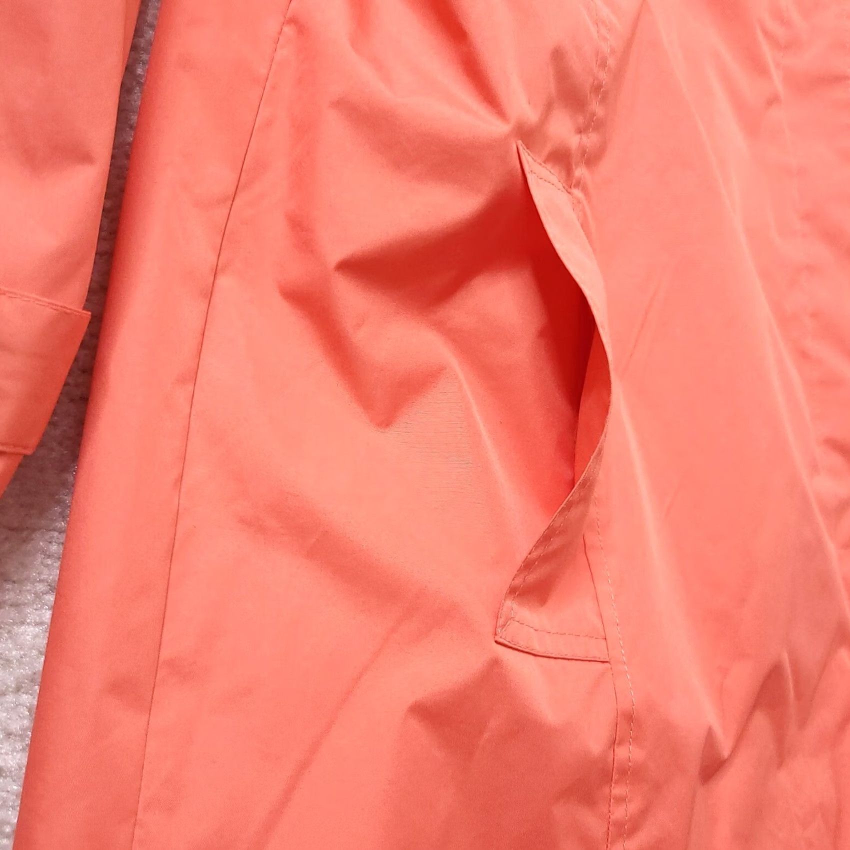 Vintage Totes Womens Orange Long Sleeves Pockets Button Up Rain Coat Large Coat Mens? Size L / US 10 / IT 46 - 7 Thumbnail
