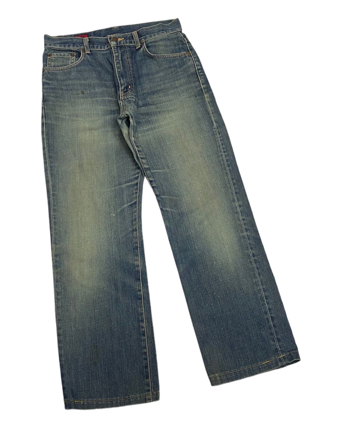 If Six Was Nine RUSTY EDWIN BAGGY DISTRESSED DENIM JEANS Size US 30 / EU 46 - 6 Thumbnail