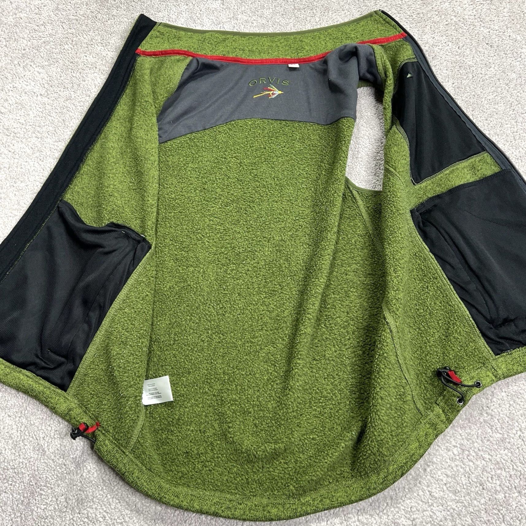 Orvis Orvis Vest Mens Medium Full Zip Green Pockets Fleece Outdoor Golf VEST Size US M / EU 48-50 / 2 - 7 Thumbnail