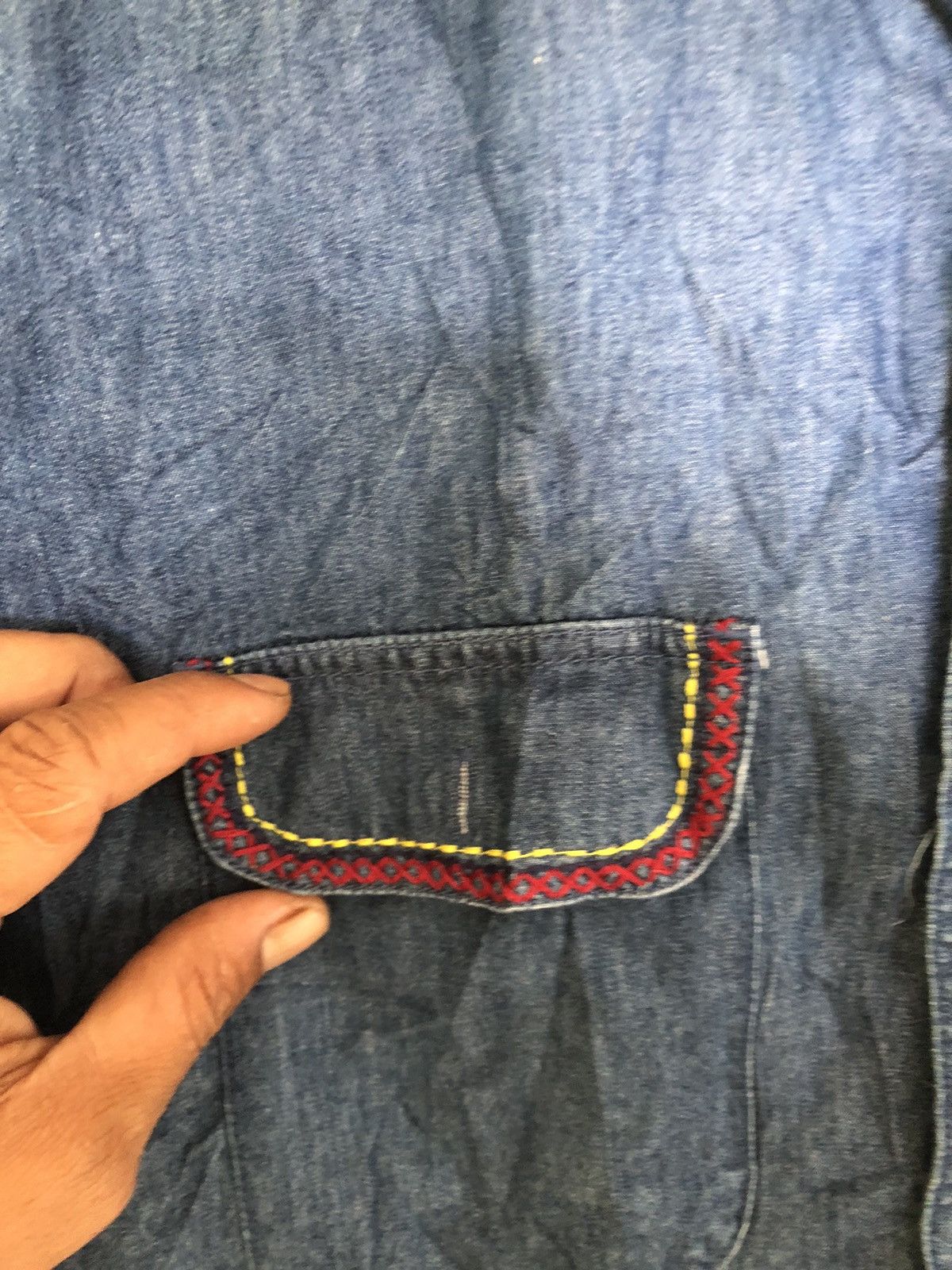 Global Work × Japanese Brand Vintage Y2K Global Work Flannel Jeans Size US L / EU 52-54 / 3 - 4 Thumbnail